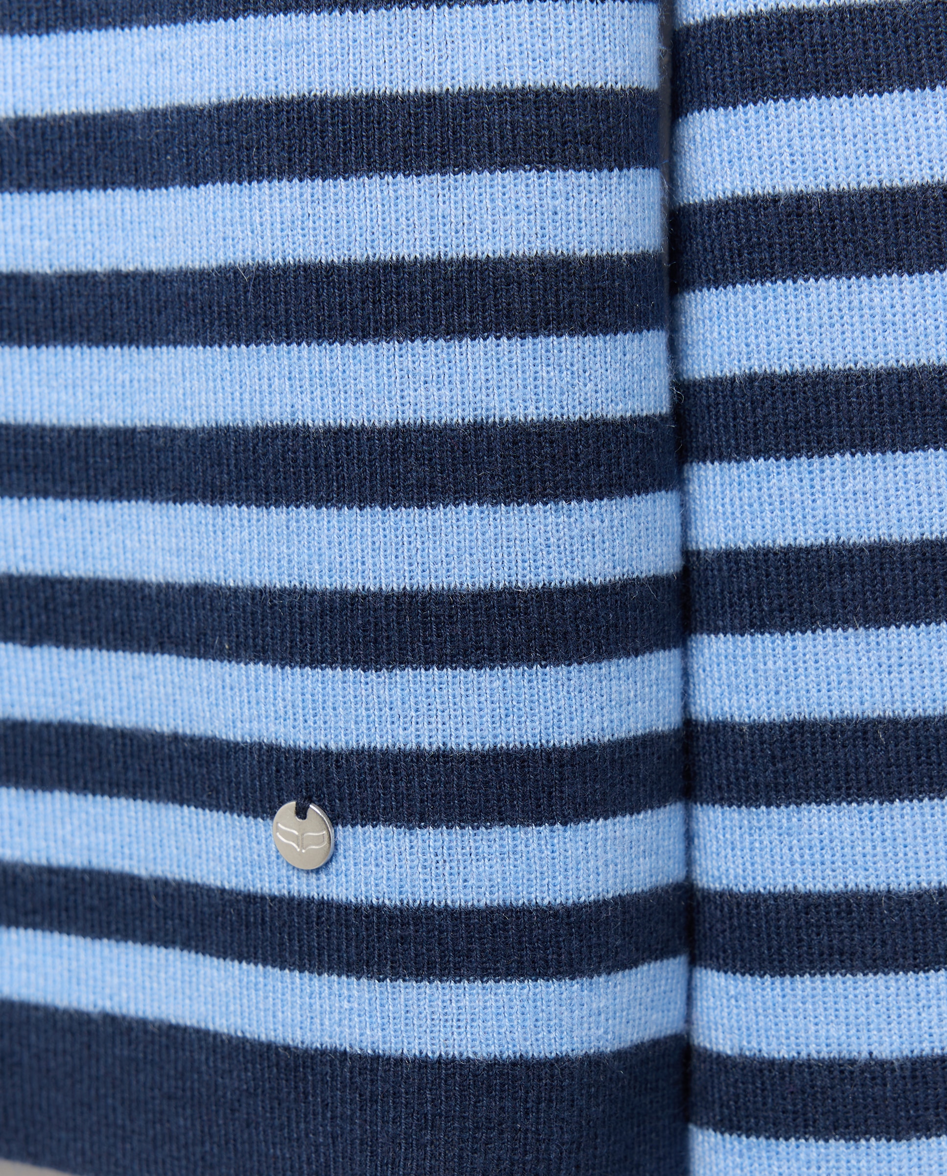 Camisola de malha às Riscas com Manga Comprida Azul-marinho-6