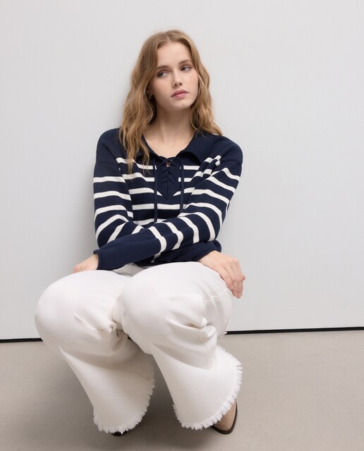 Polo de manga larga de mujer