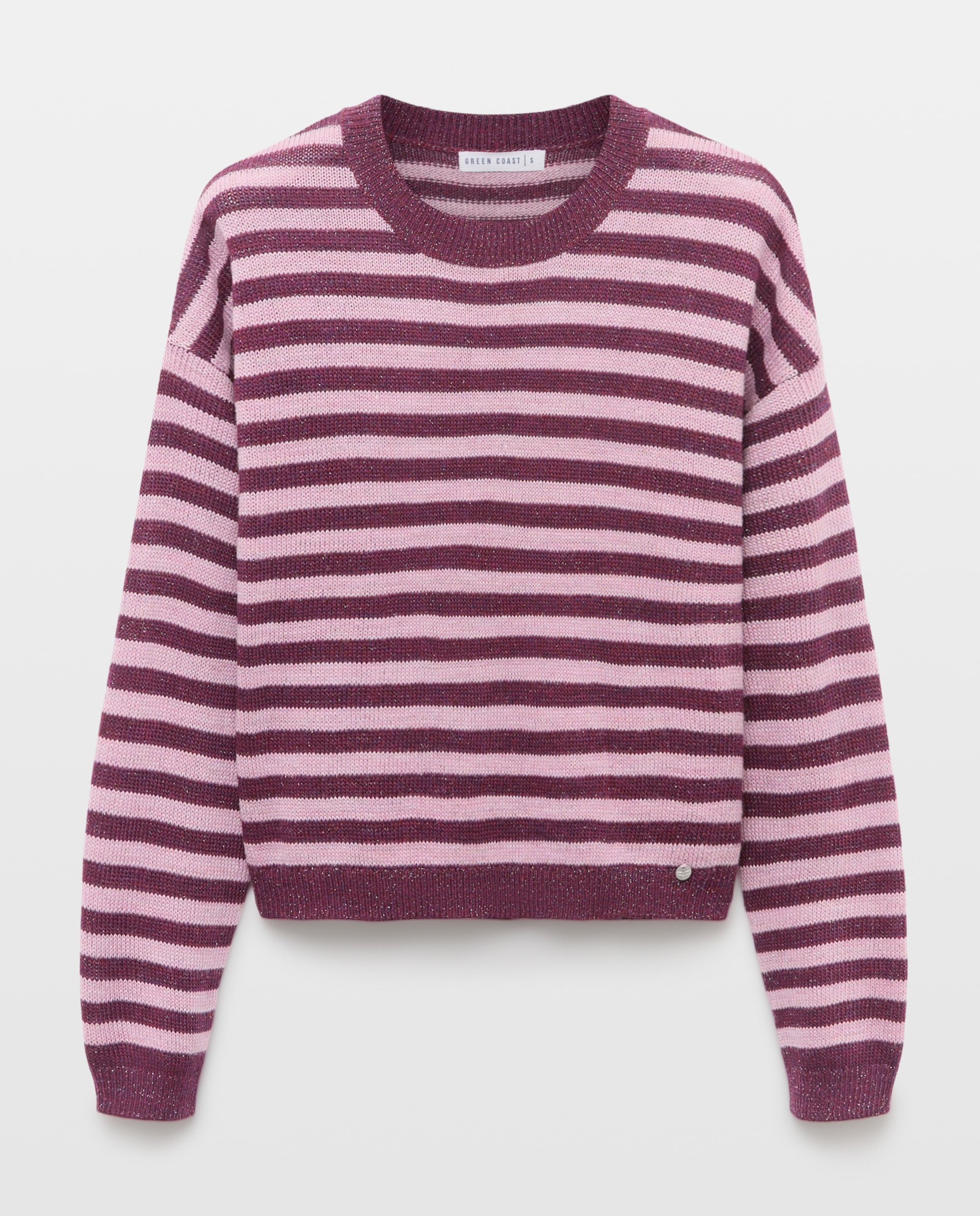 Imagen 5 de Jersey loose de mujer con lúrex - Green Coast - 200 Rosa 200 Rosa