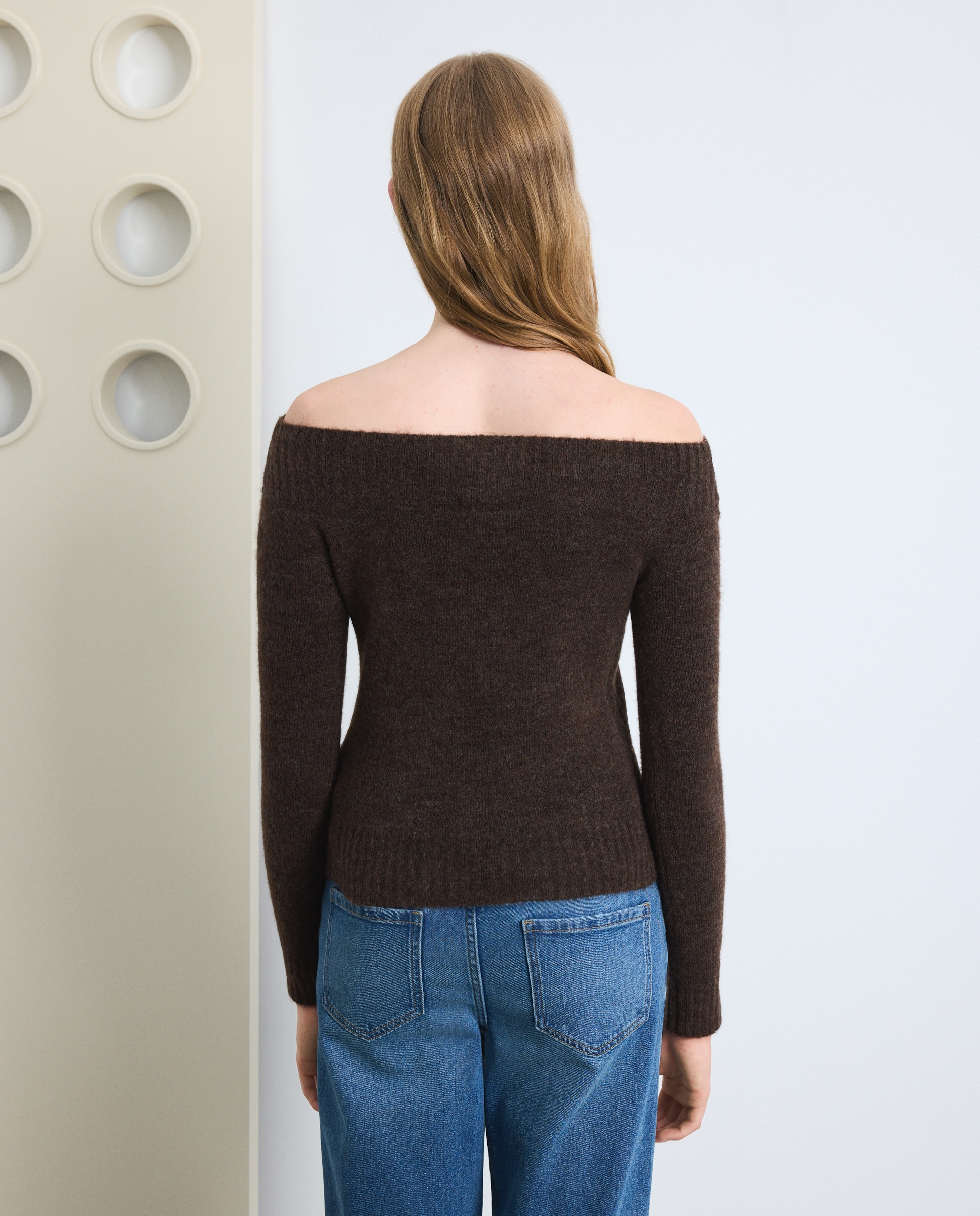 Jersey bardot mujer - Green Coast - Chocolate Chocolate-3