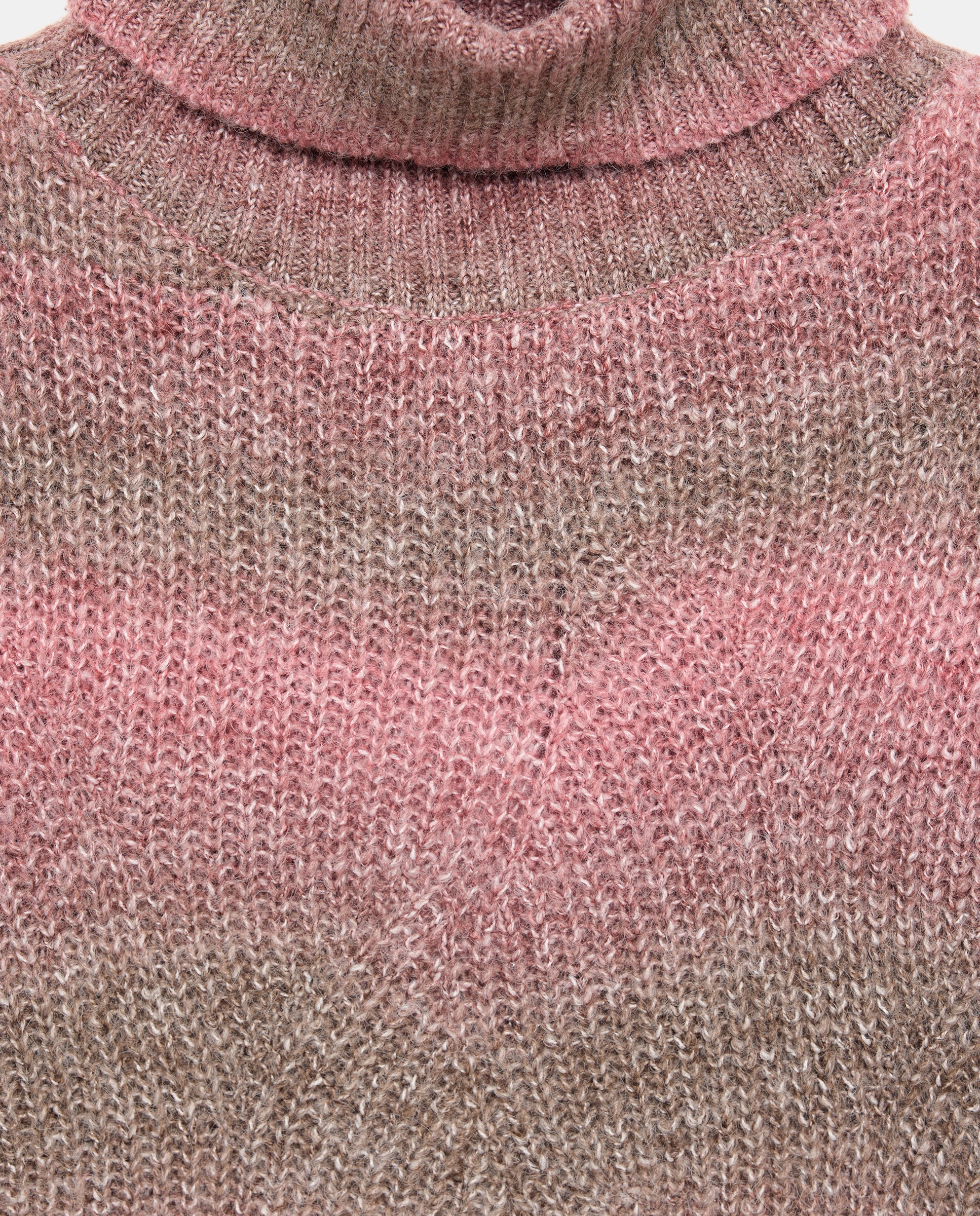 Imagen 5 de Jersey cuello cisne multicolor mujer - Green Coast - 230 Rosa oscuro 230 Rosa oscuro