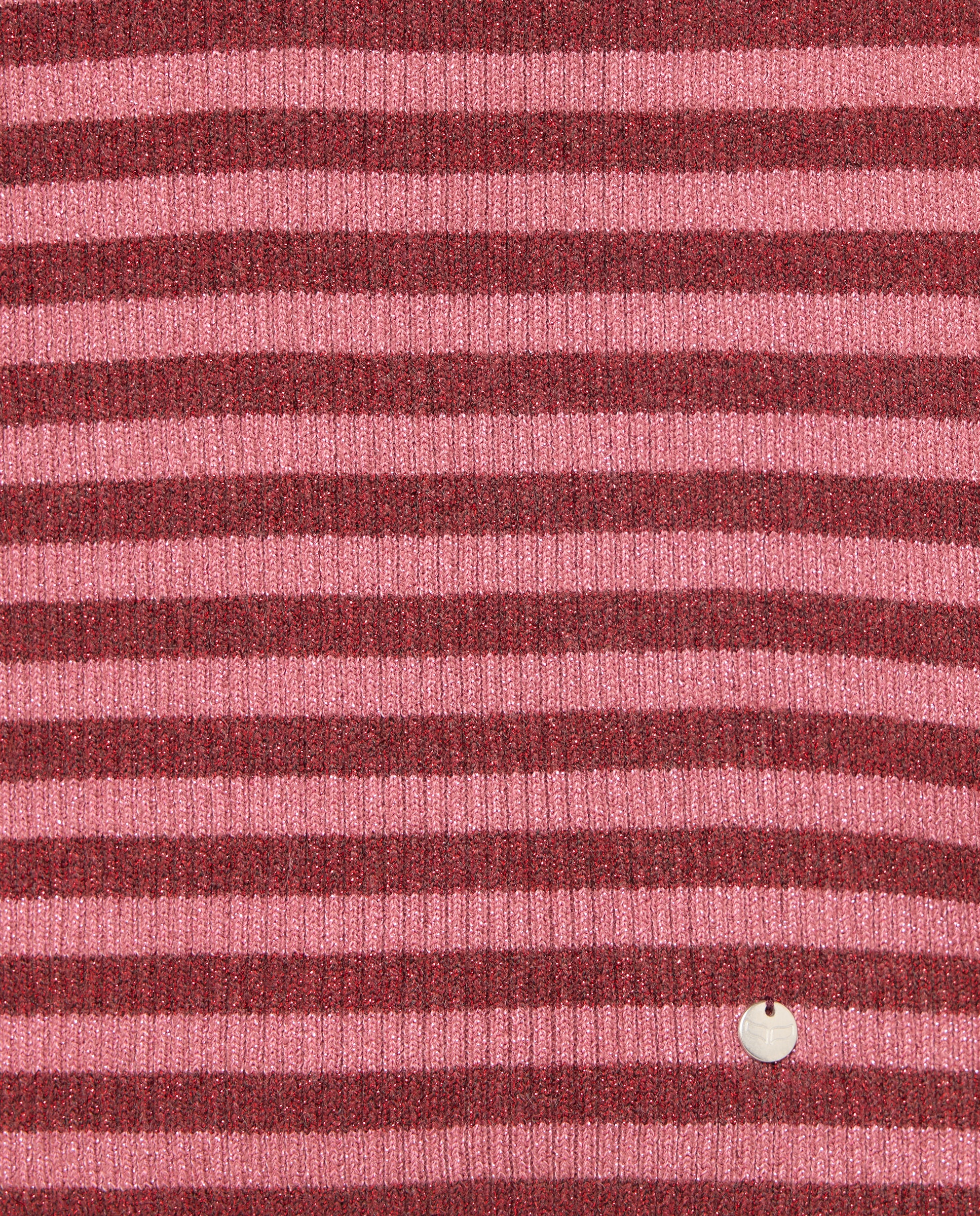 Jersey cut our rayas canalé mujer - Green Coast - Burdeos Burdeos-5