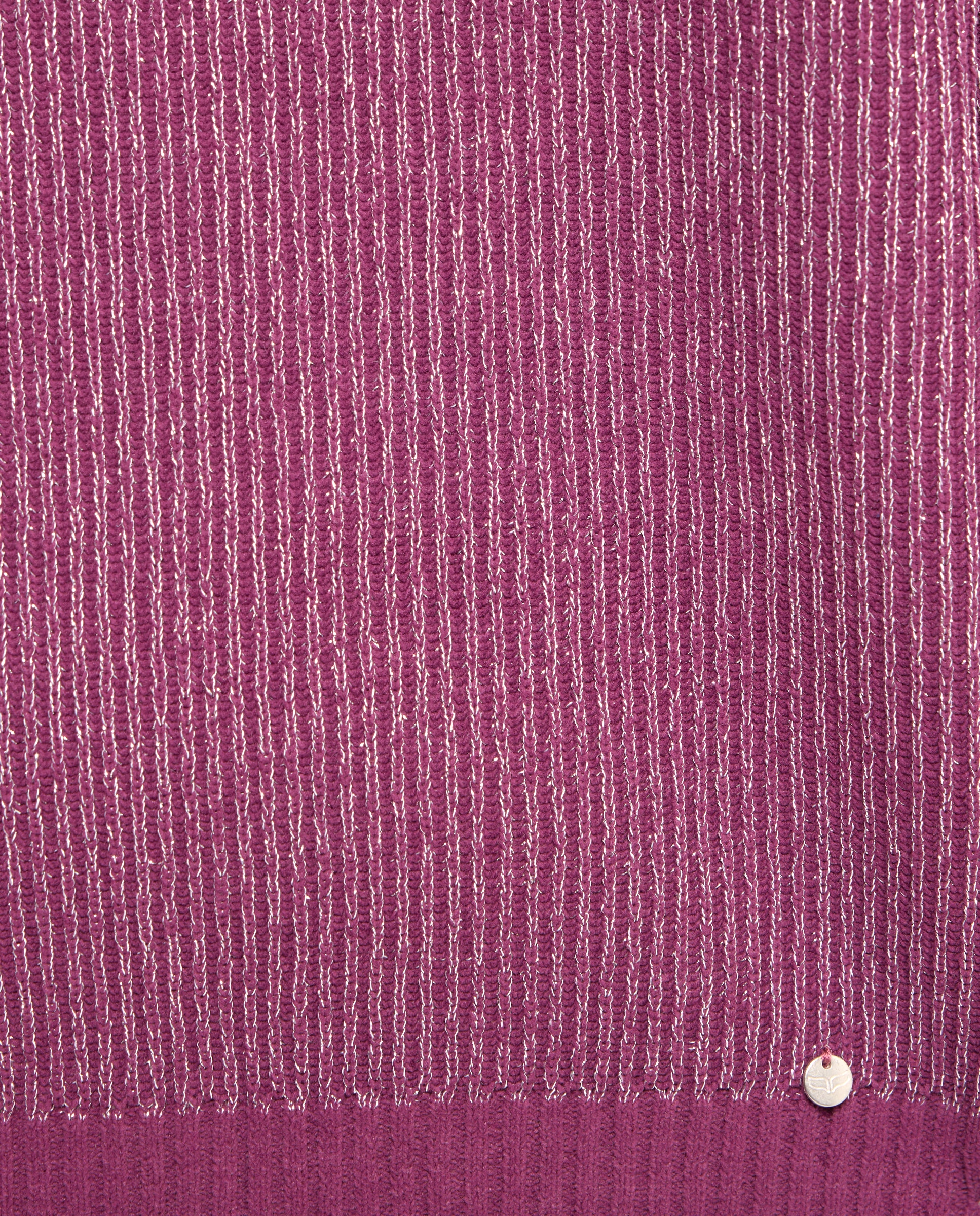 Jersey cut out chenilla de mujer - Green Coast - Ciruela Ciruela-5