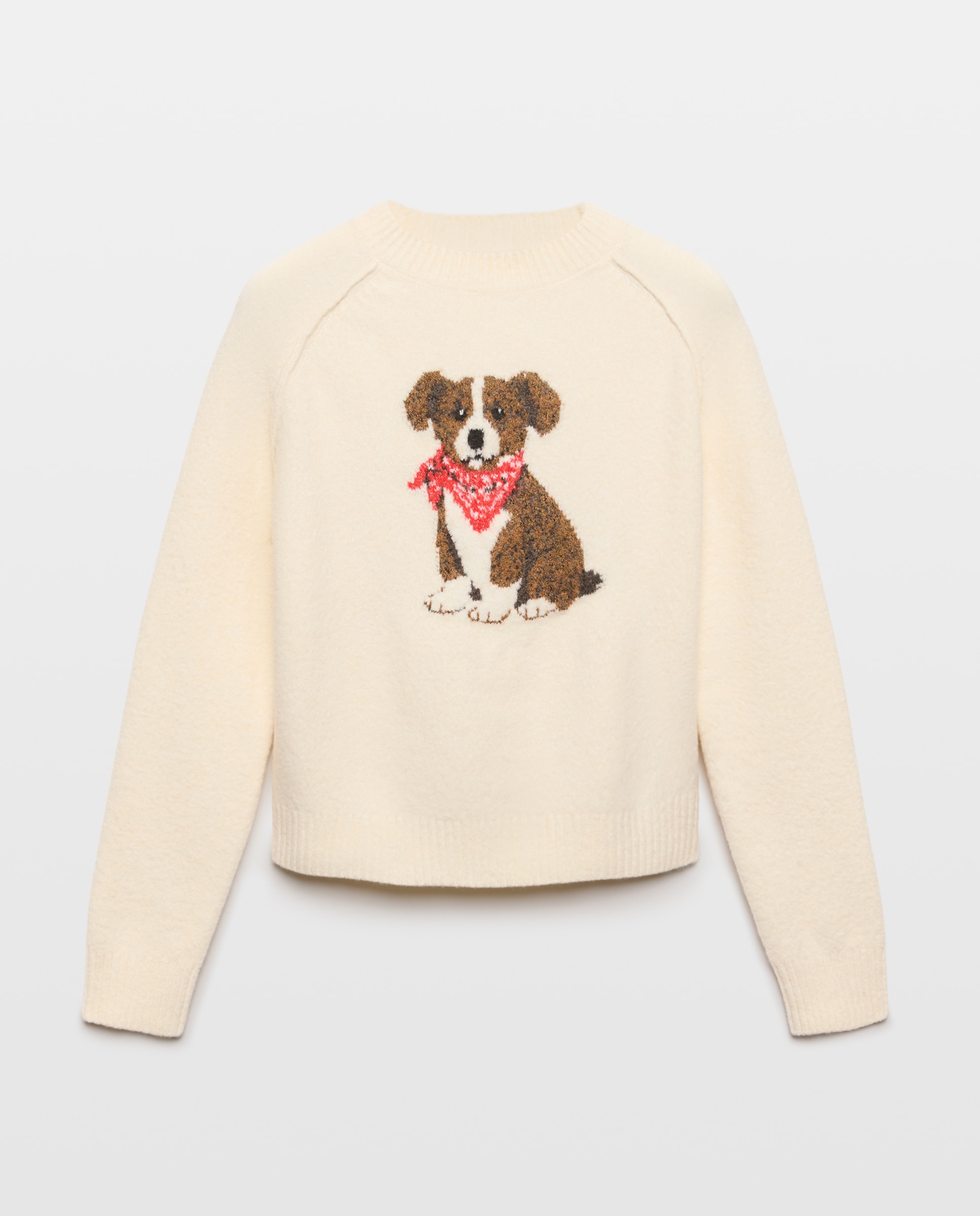 Jersey intarsia animal de mujer - Green Coast - 120 Crudo 120 Crudo-4