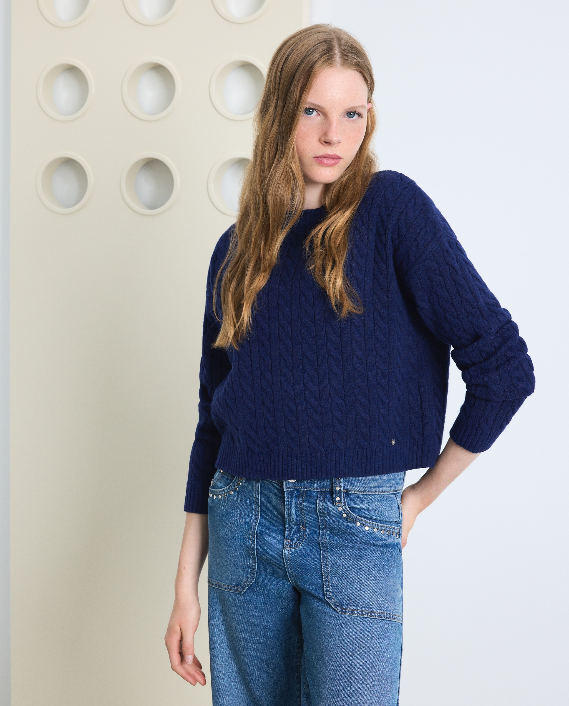 Jersey ochos de mujer - Green Coast - Azul marino Azul marino-2