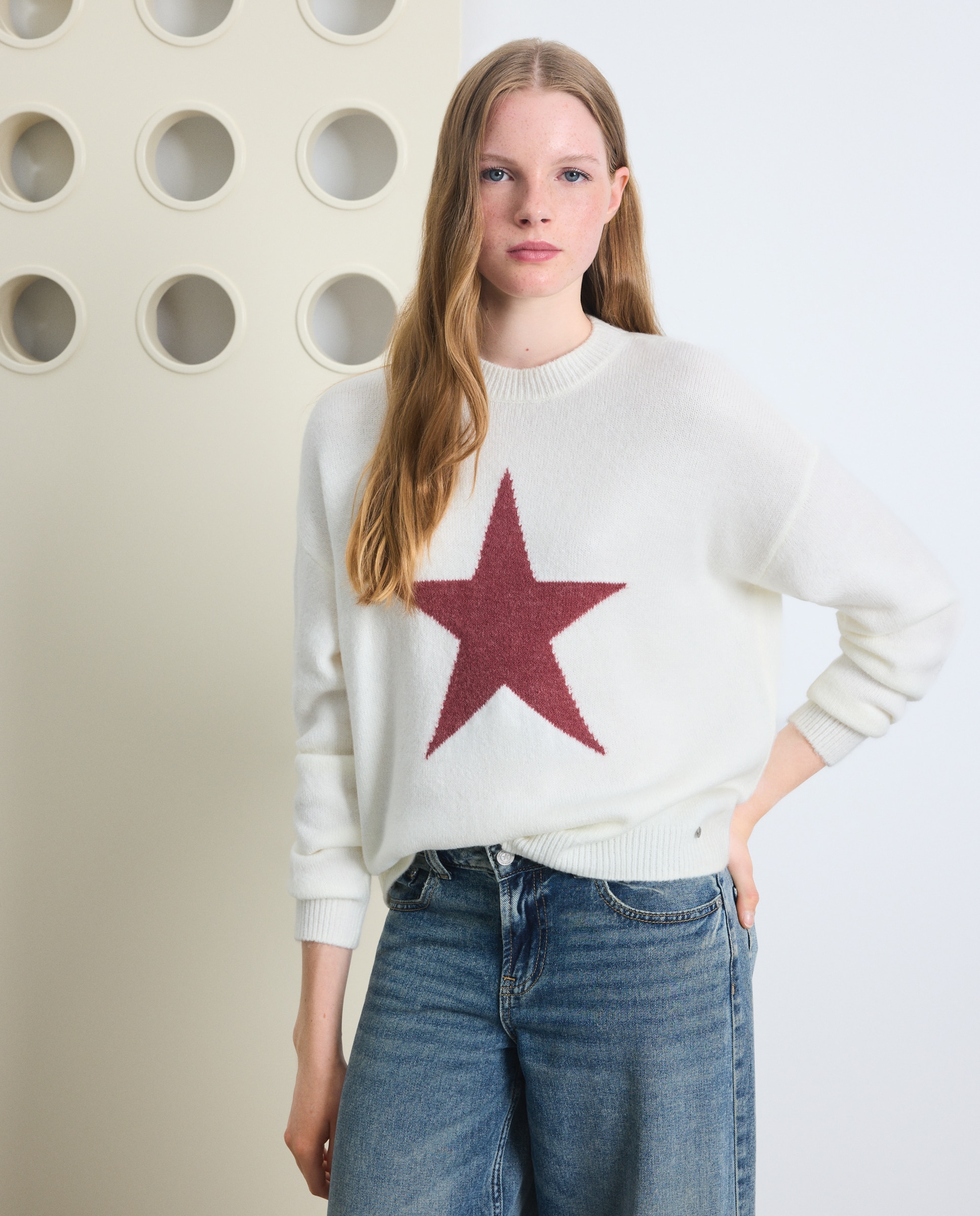 Jersey estrella de mujer - Green Coast - 120 Crudo 120 Crudo-2