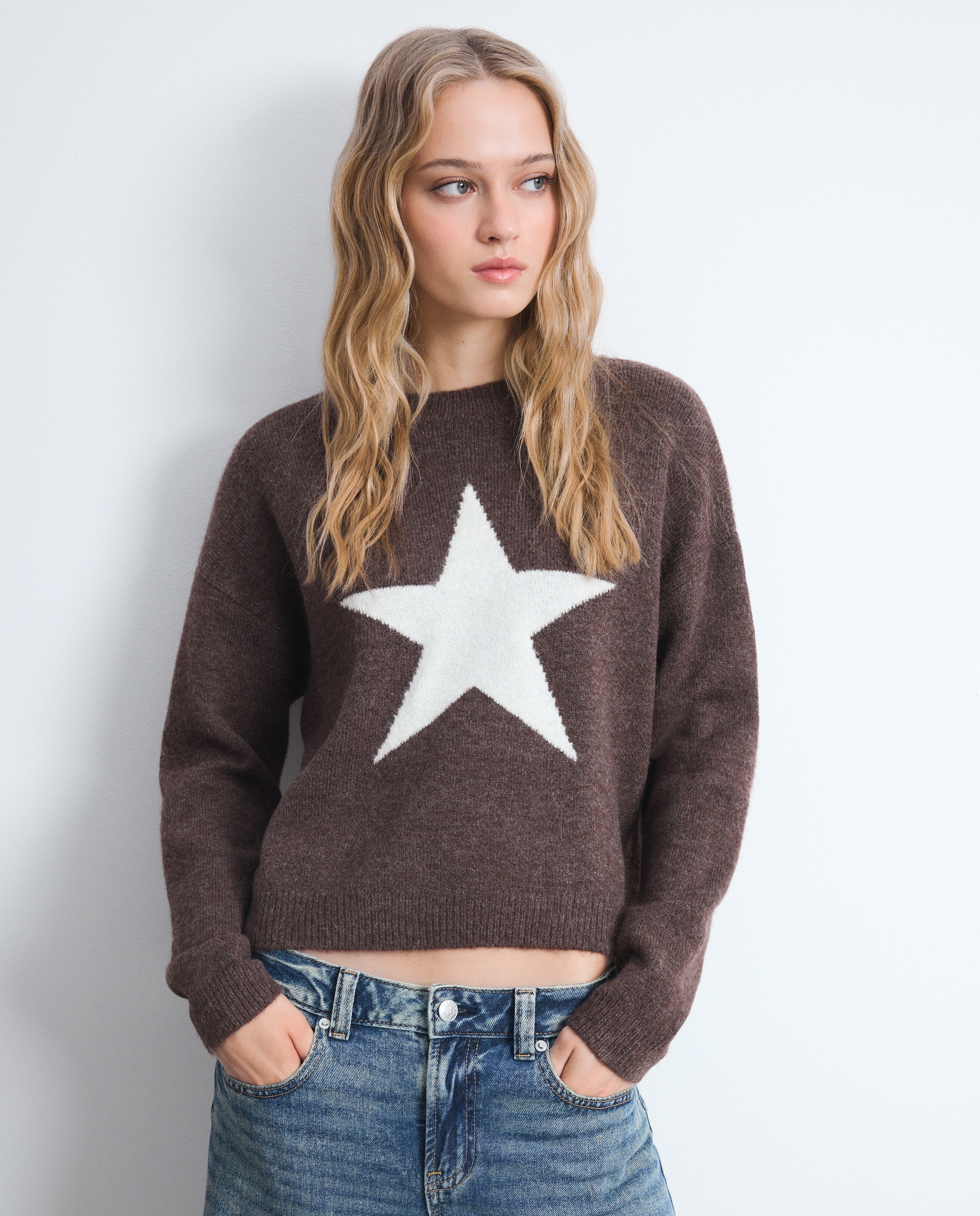 Imagem 0 de Camisola de Malha com Estrela