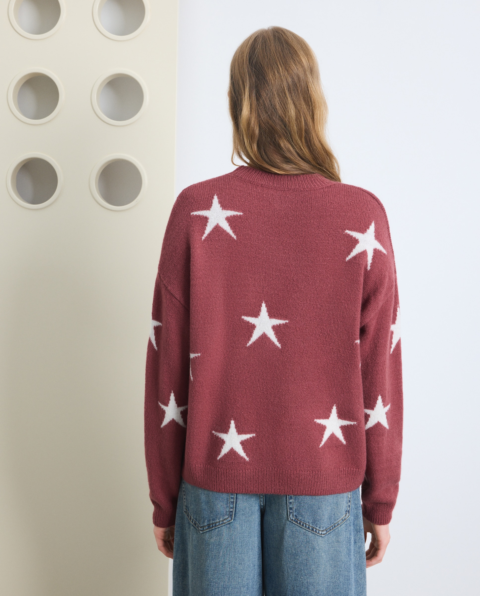 Jersey estrellas all over de mujer - Green Coast - 770 Terracota 770 Terracota-3