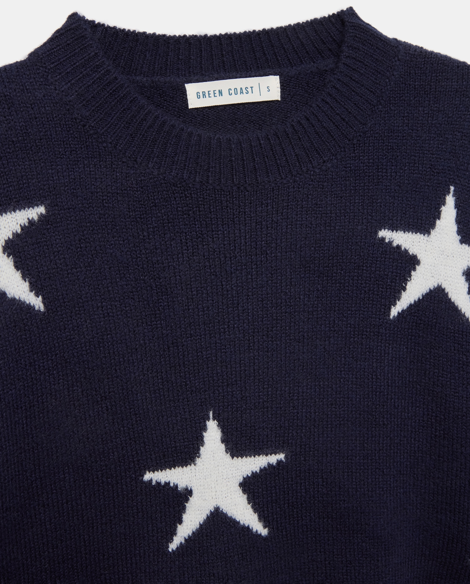 Jersey estrellas all over de mujer - Green Coast - Azul marino Azul marino-5