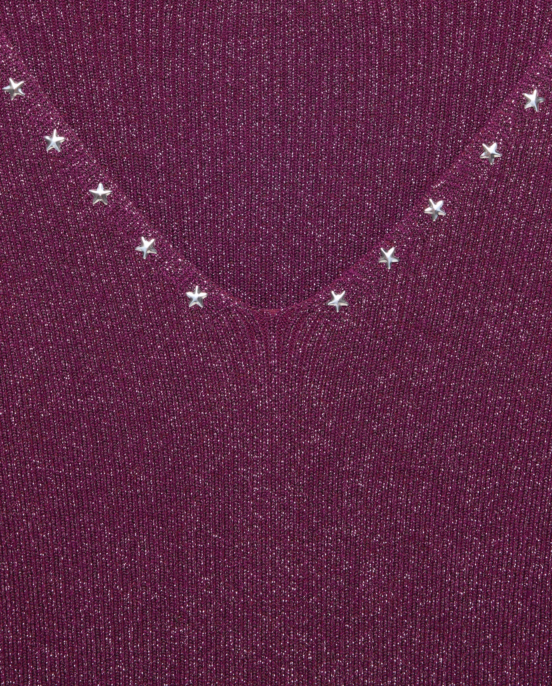 Jersey cuello tachas - Green Coast - Ciruela Ciruela-5
