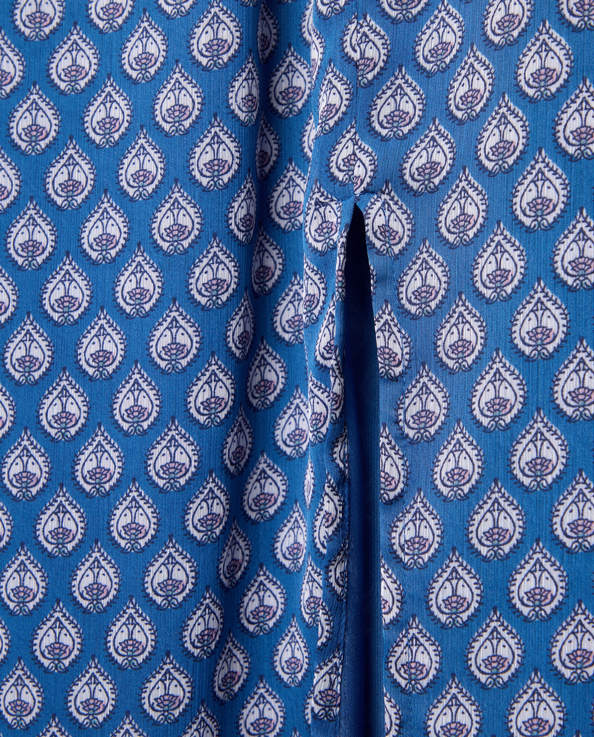 Saia de Chiffon Comprida Azul pálido-2