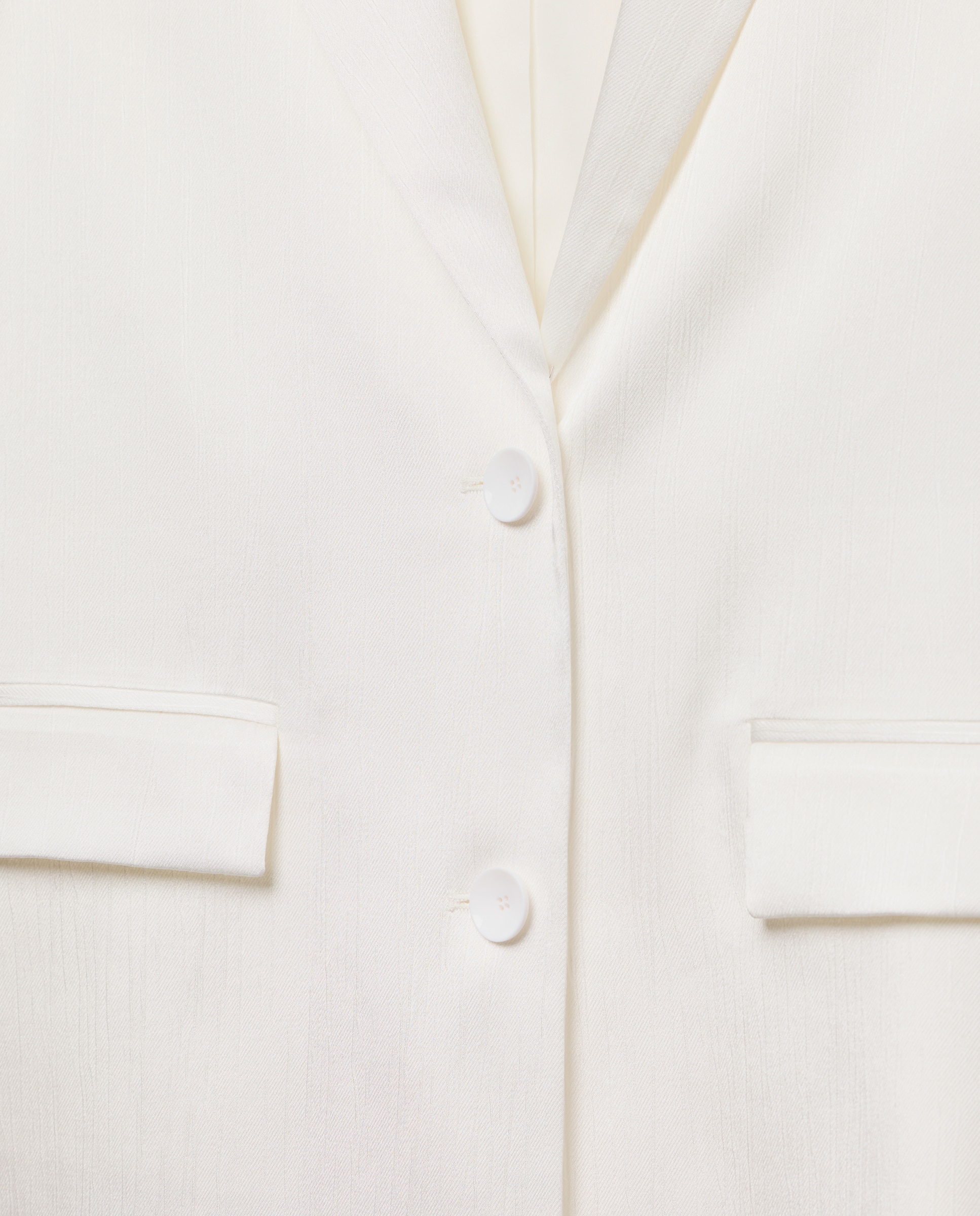 Blazer com estrutura Branco-marfim-5