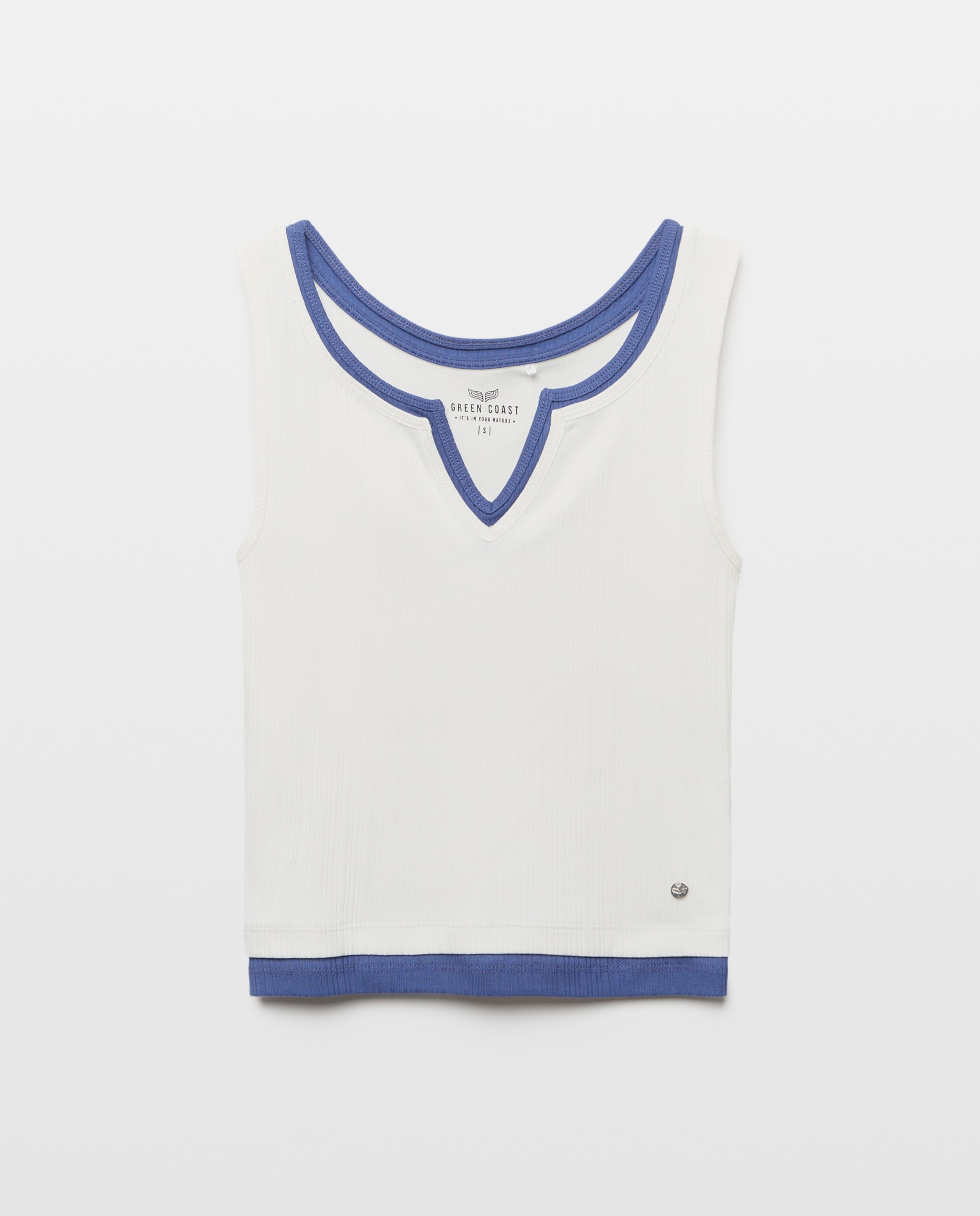 T-shirt Double Tank Top Canelada 120 Cru-4