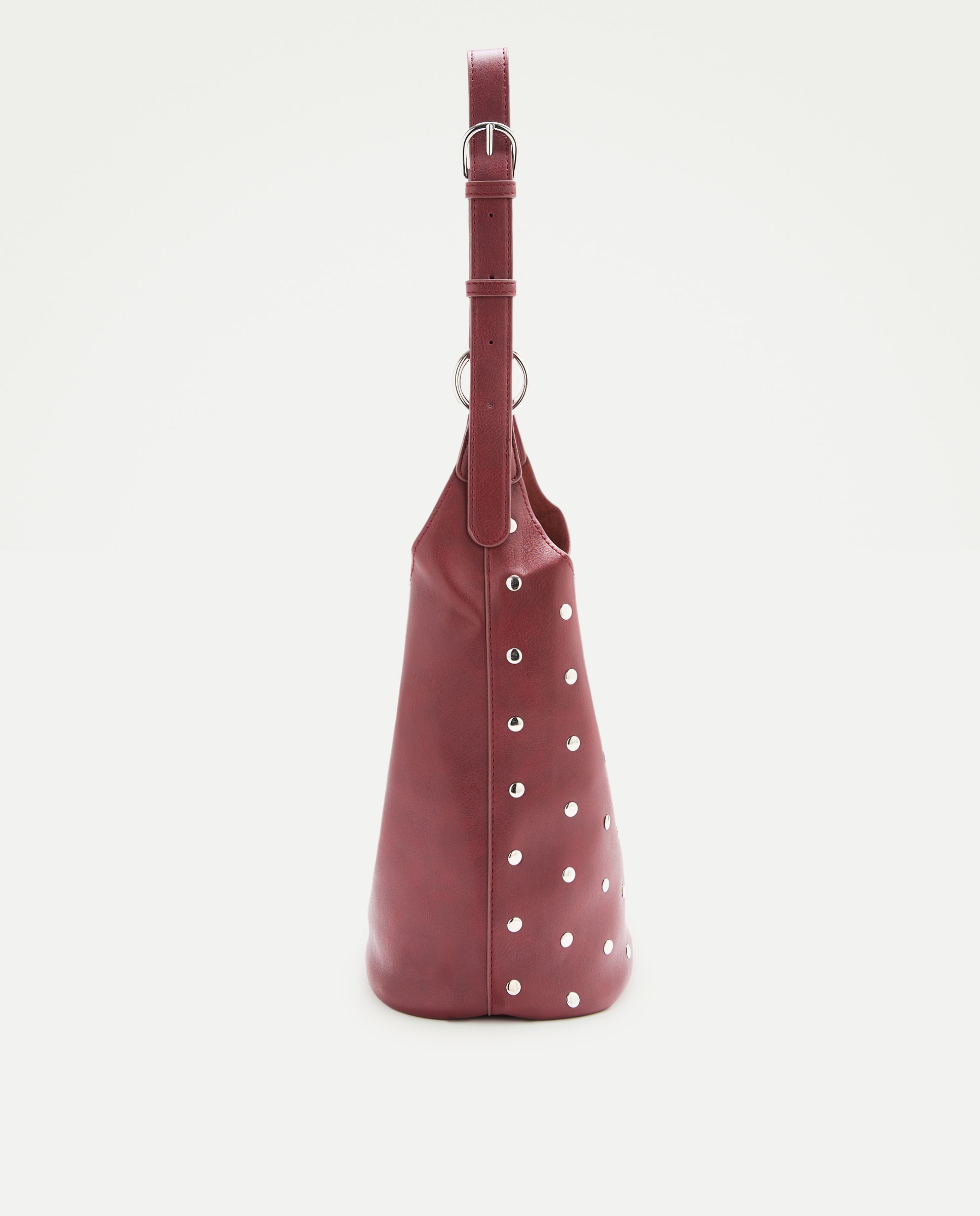 Mala de Ombro Bucket Bordeaux-6