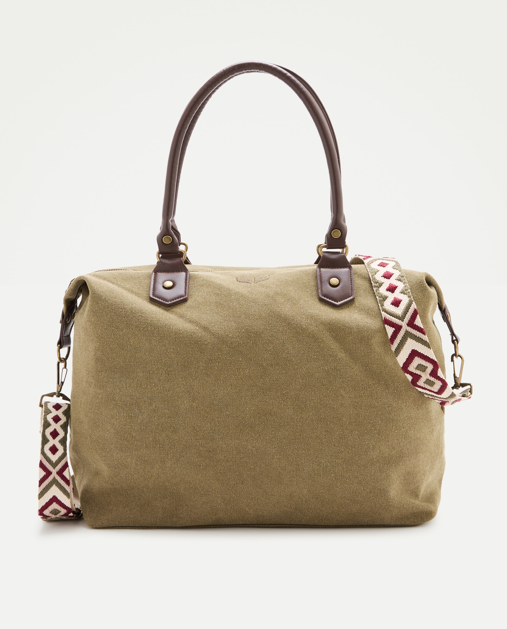 Shopper mujer algodón - Green Coast - 520 Kaki 520 Kaki-1