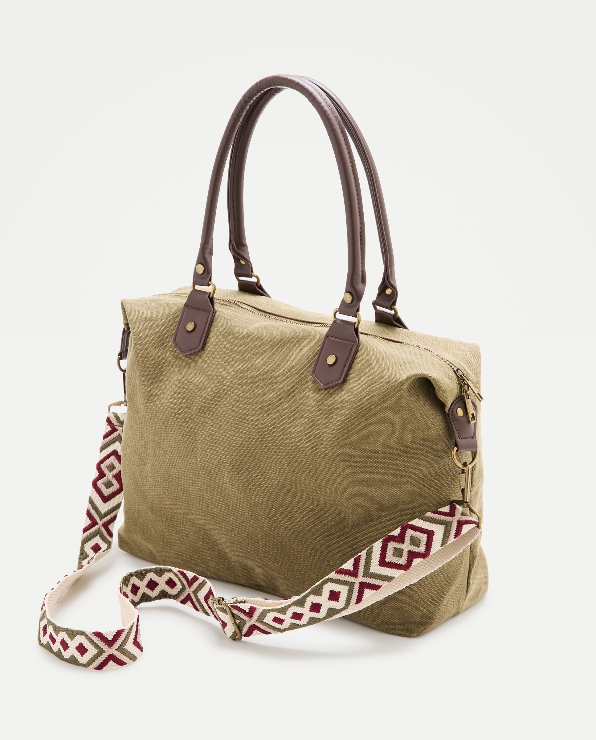 Shopper mujer algodón - Green Coast - 520 Kaki 520 Kaki-2