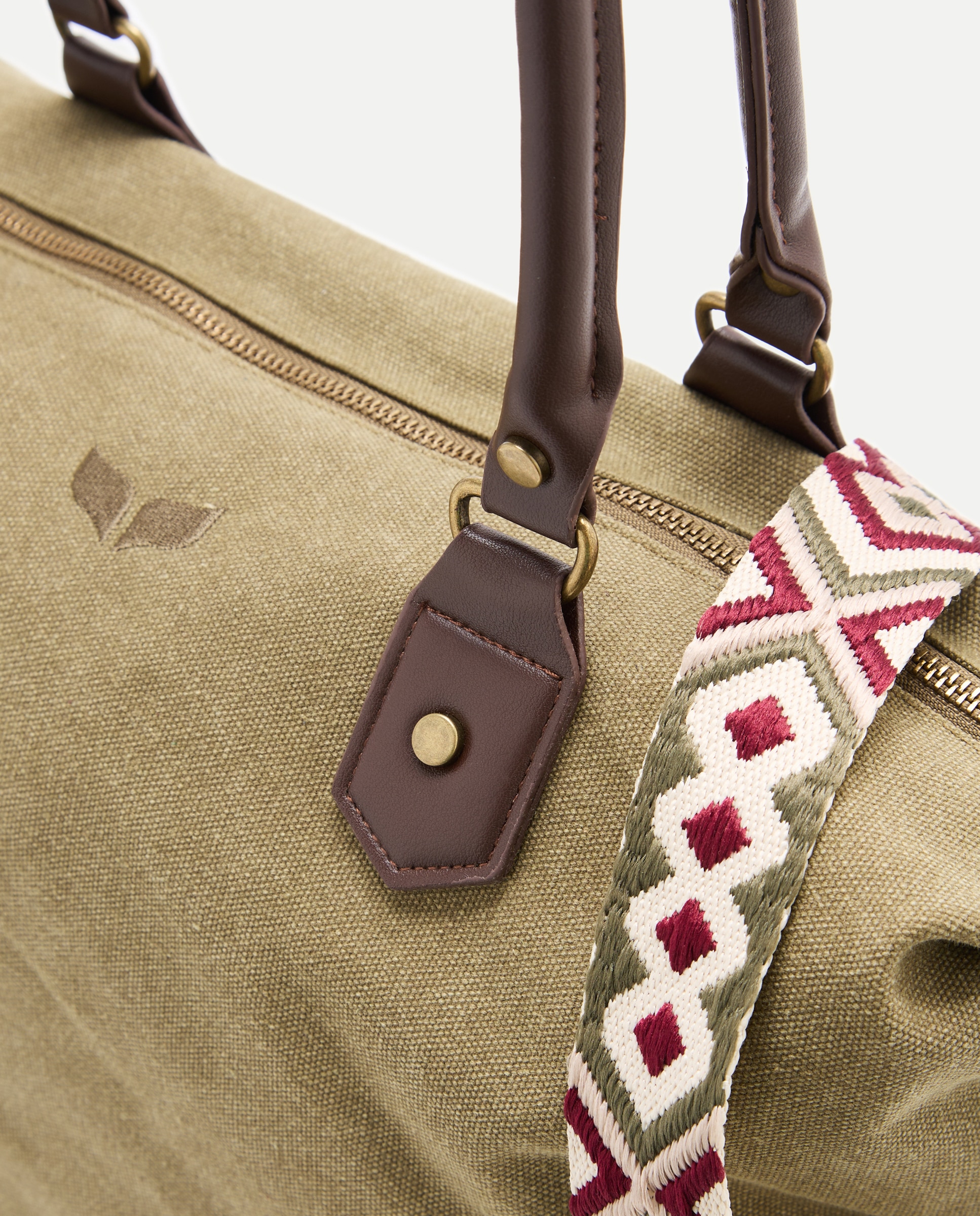 Shopper mujer algodón - Green Coast - 520 Kaki 520 Kaki-4