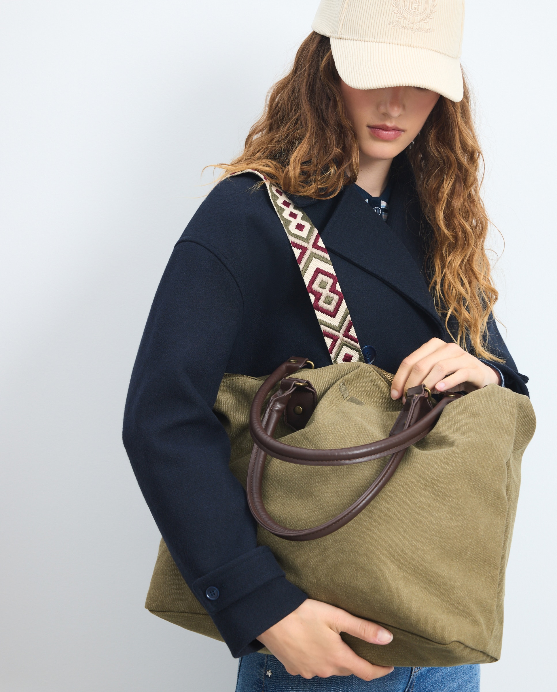 Shopper mujer algodón - Green Coast - 520 Kaki 520 Kaki-6