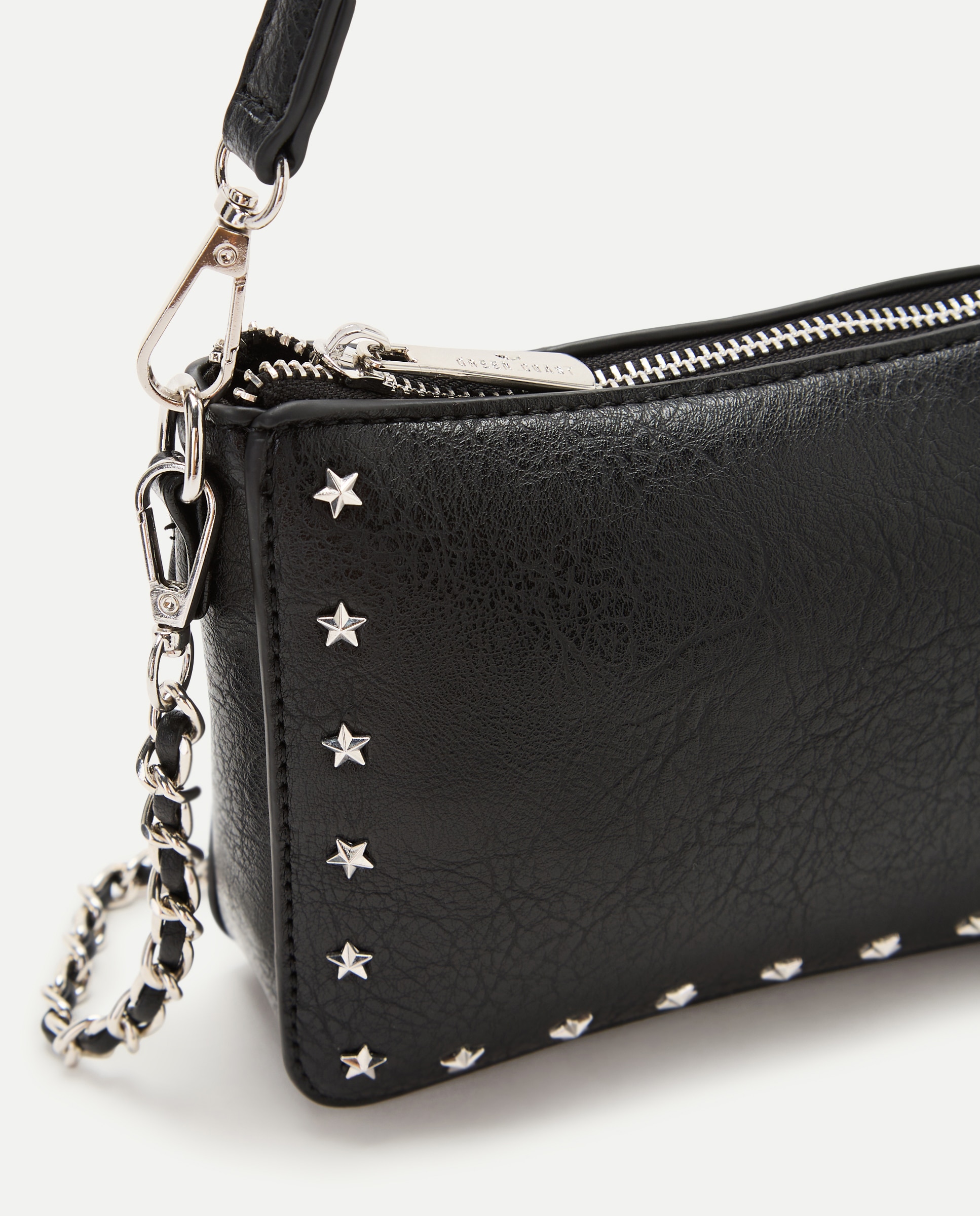 Mala a Tiracolo Pequena com Estrelas Preto-4
