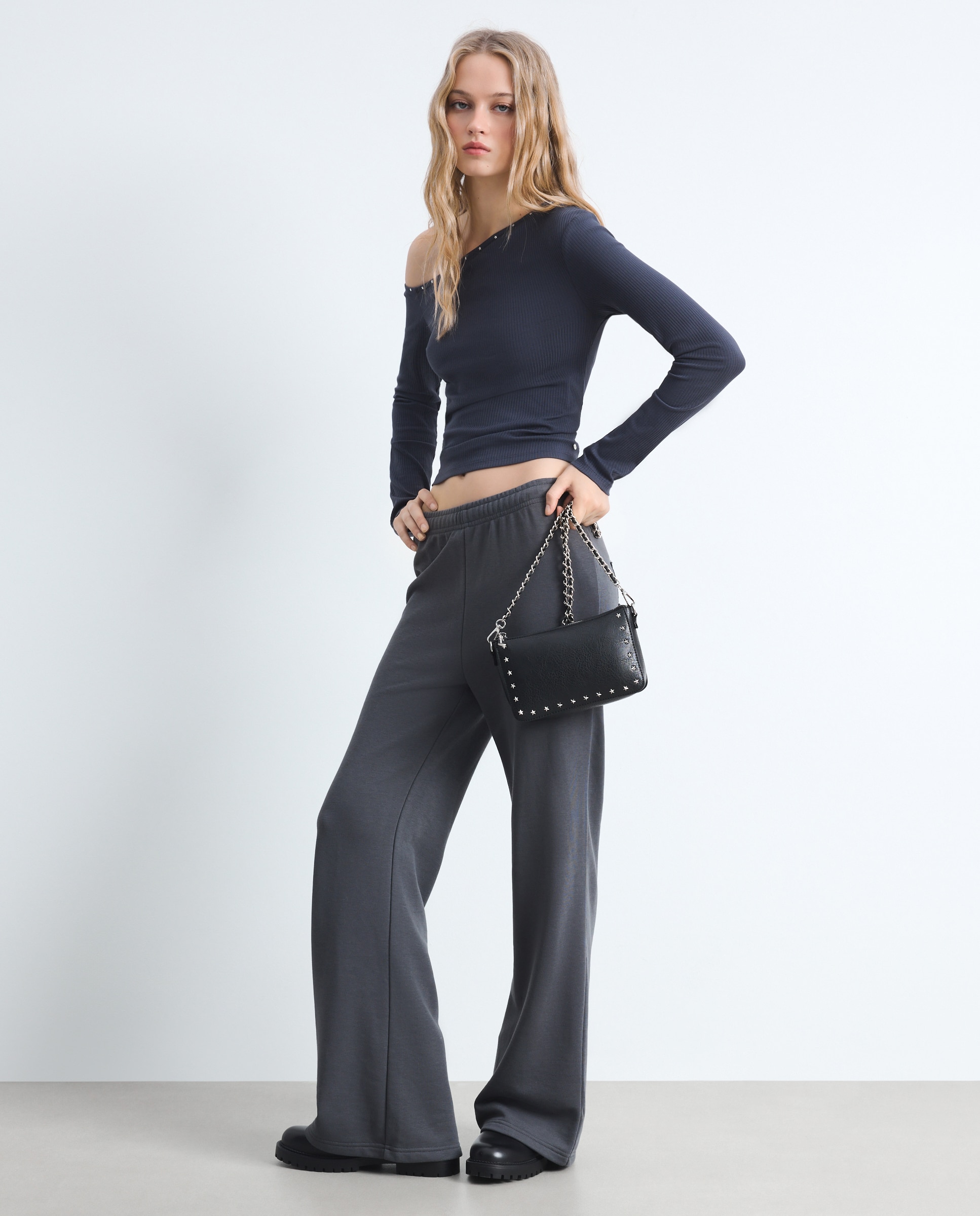 Imagen 6 de Bandolera mujer pequeña estrellas - Green Coast - Negro Negro