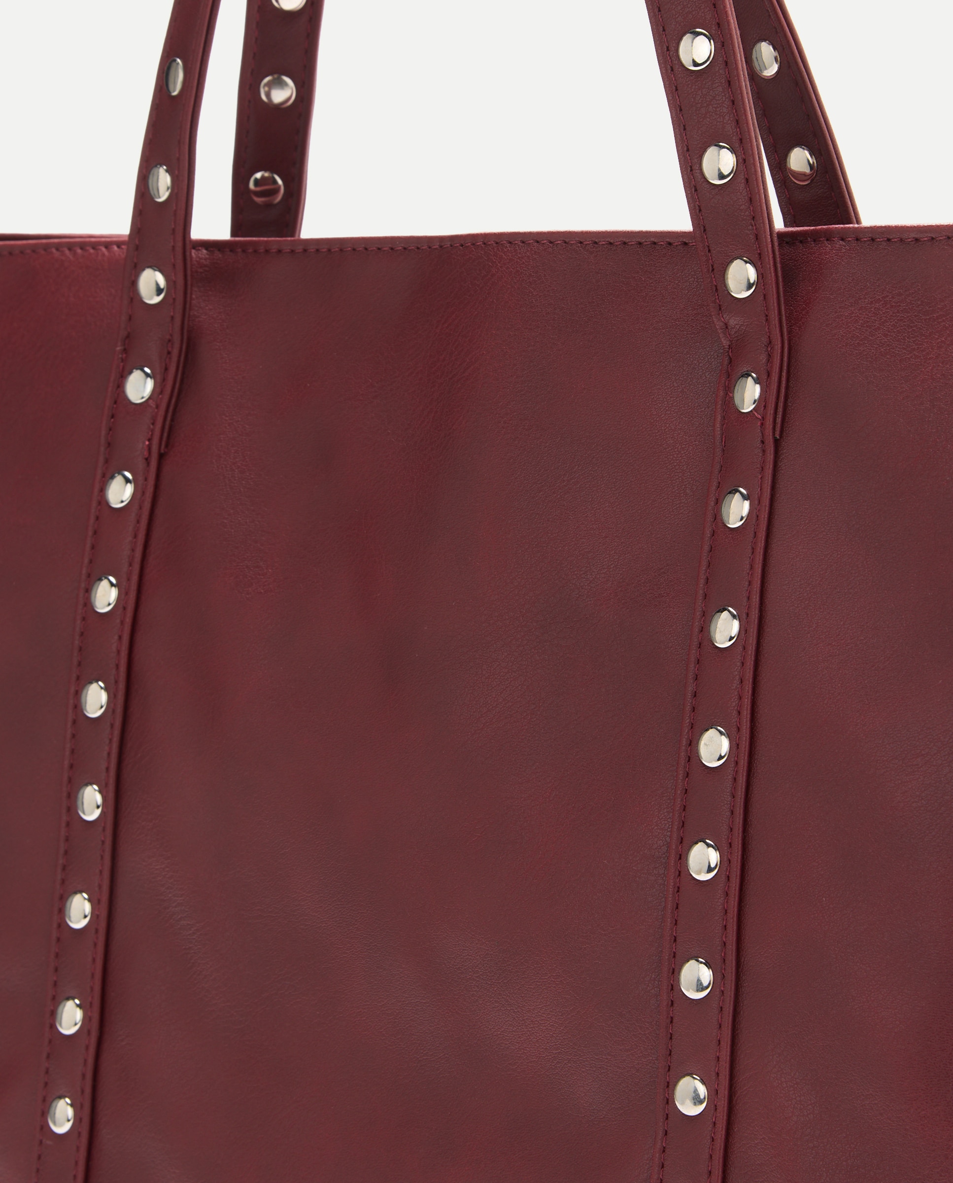 Mala Shopper com Tachas Bordeaux-4