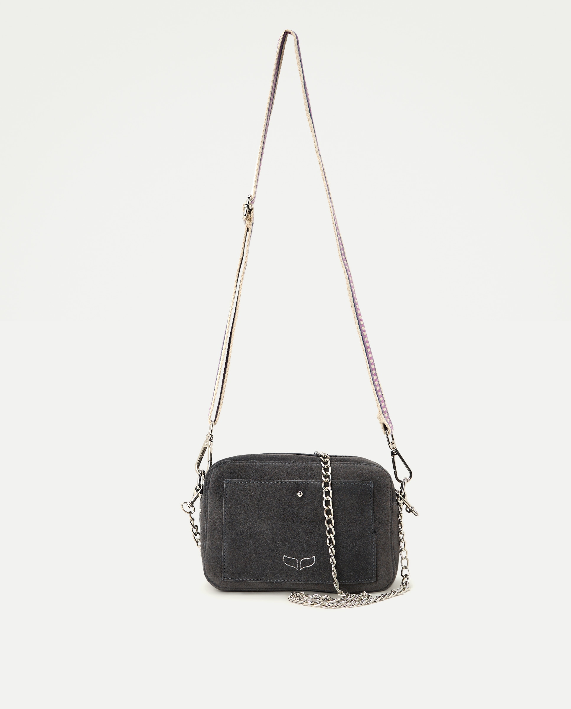 Baguette mujer tachas - Green Coast - 820 Gris medio 820 Gris medio-1
