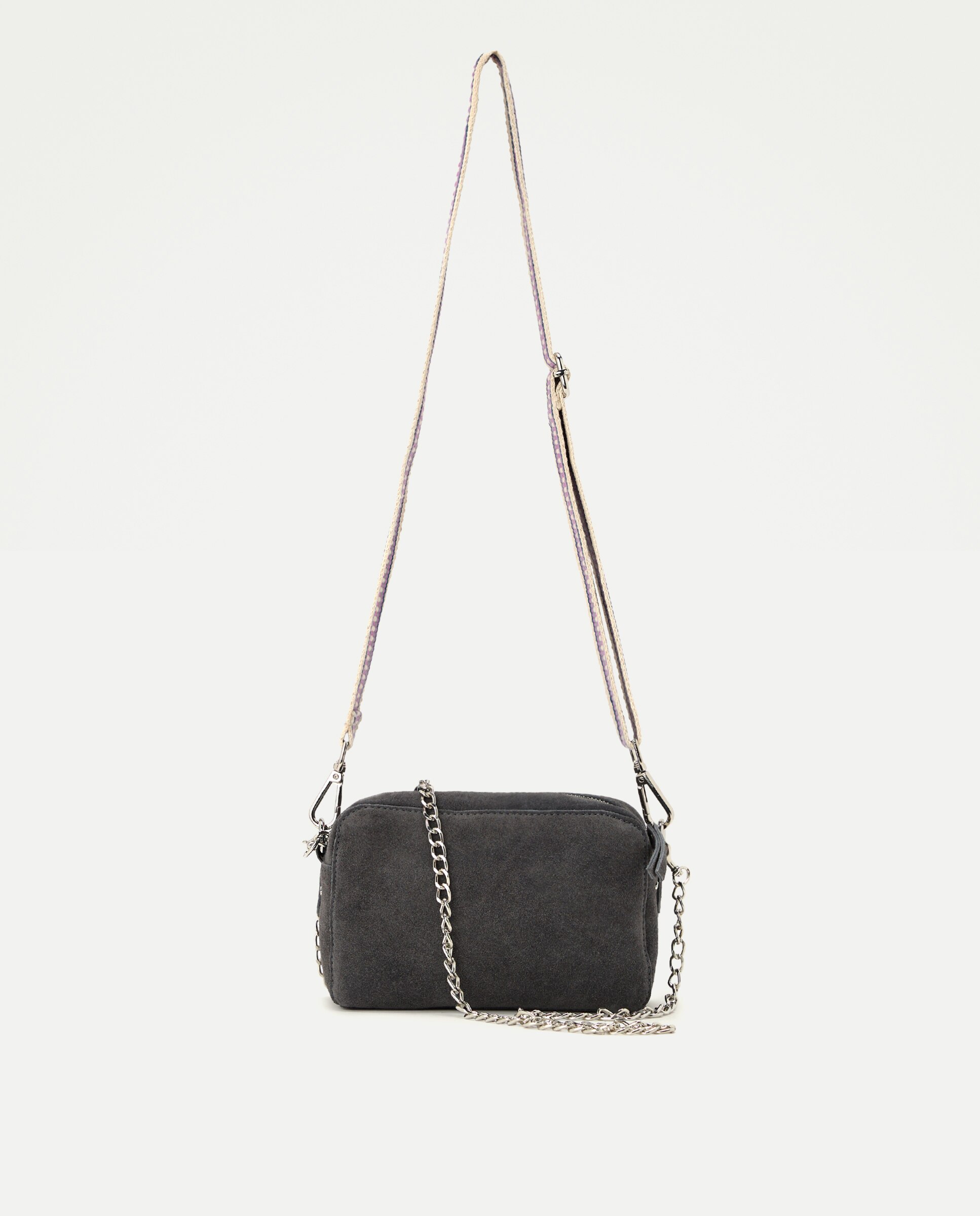 Baguette mujer tachas - Green Coast - 820 Gris medio 820 Gris medio-2