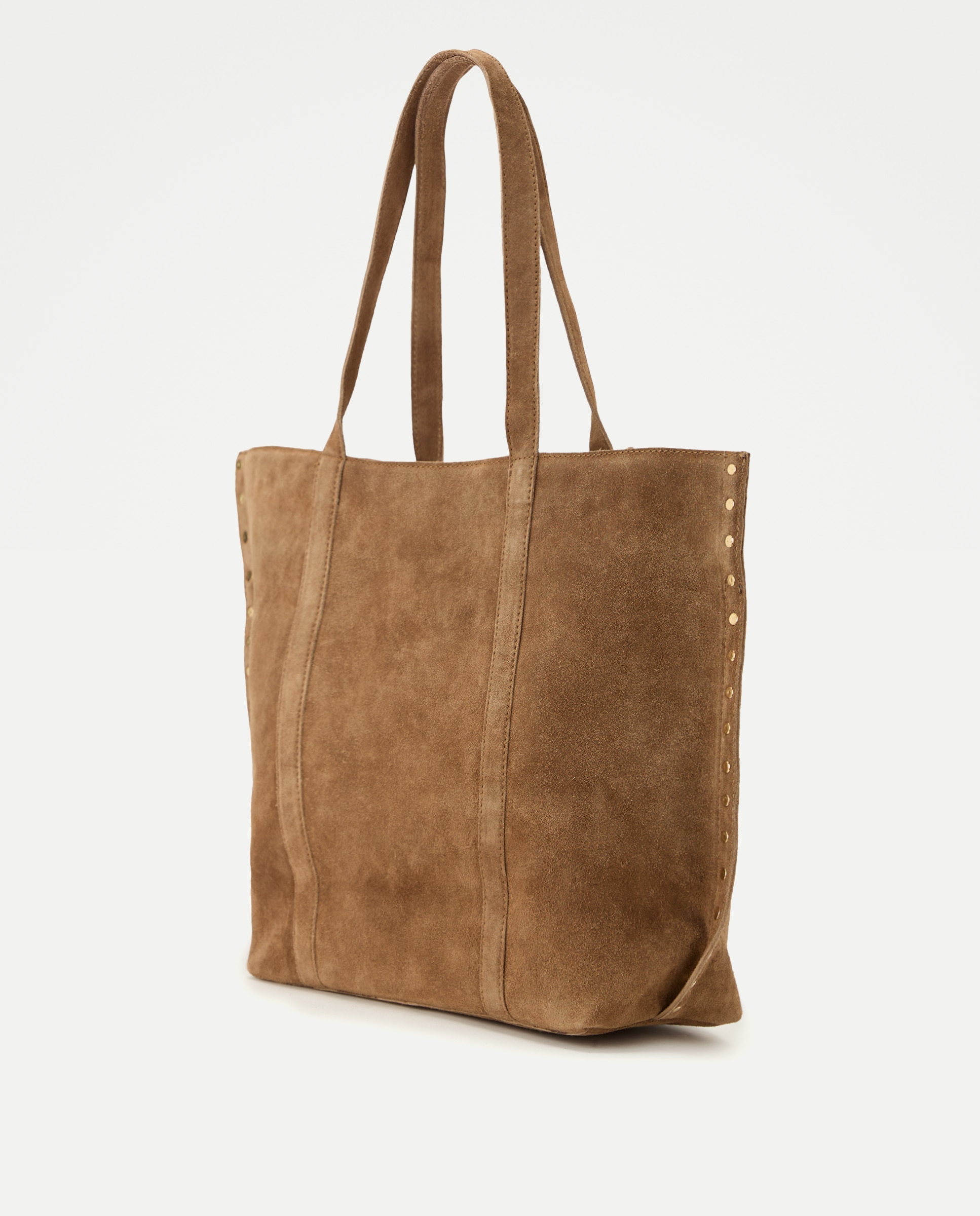 Mala Shopper com Tachas Castanho-2