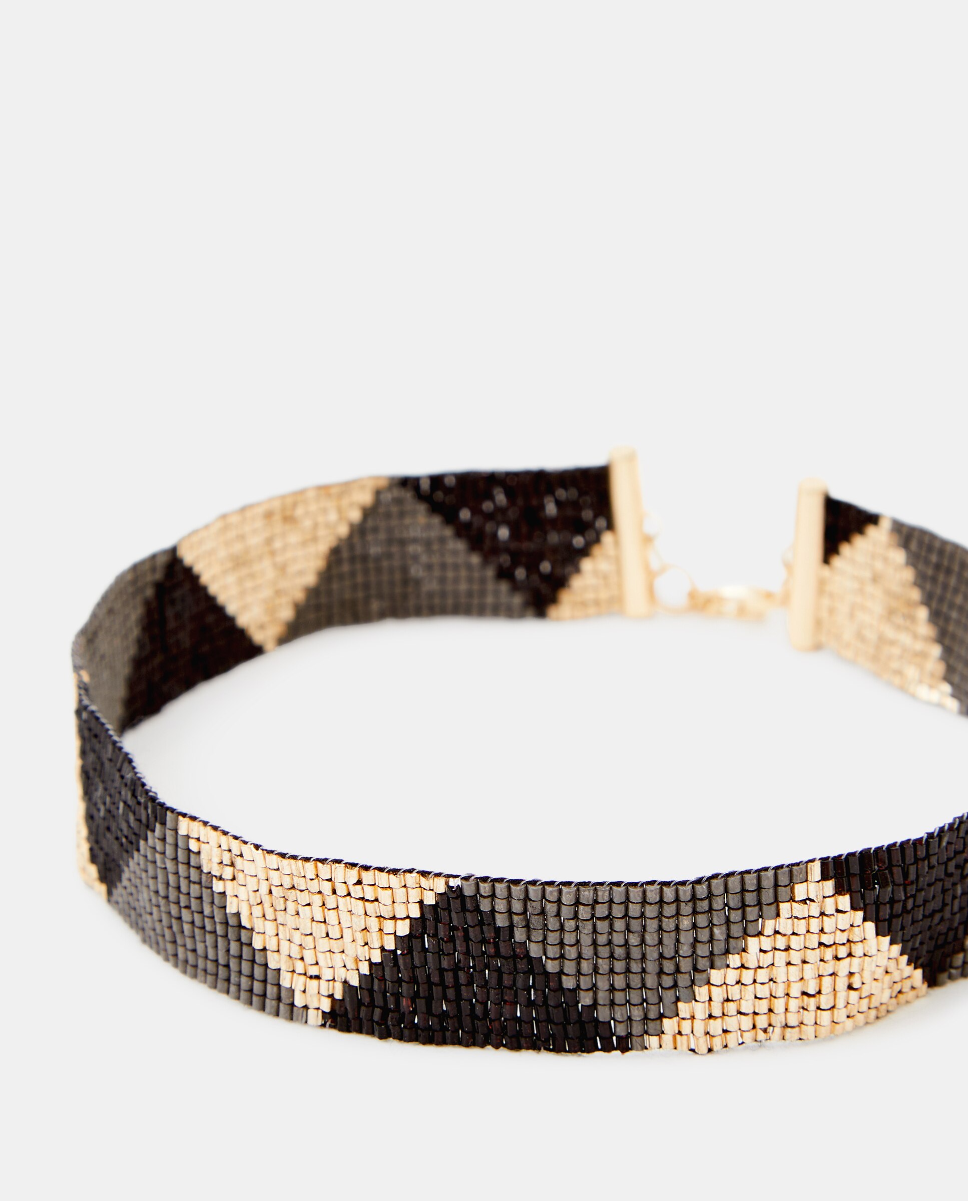 Choker com Missangas 390 Ouro-2