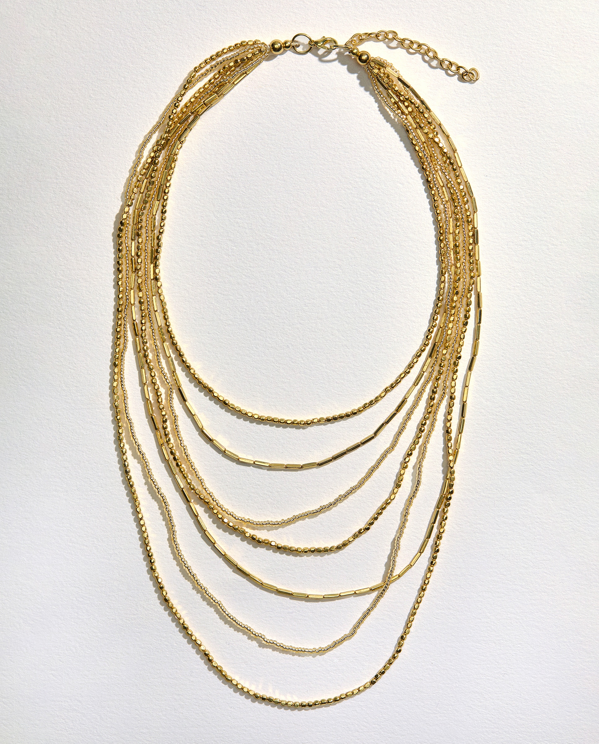 Colar com Missangas 390 Ouro-2