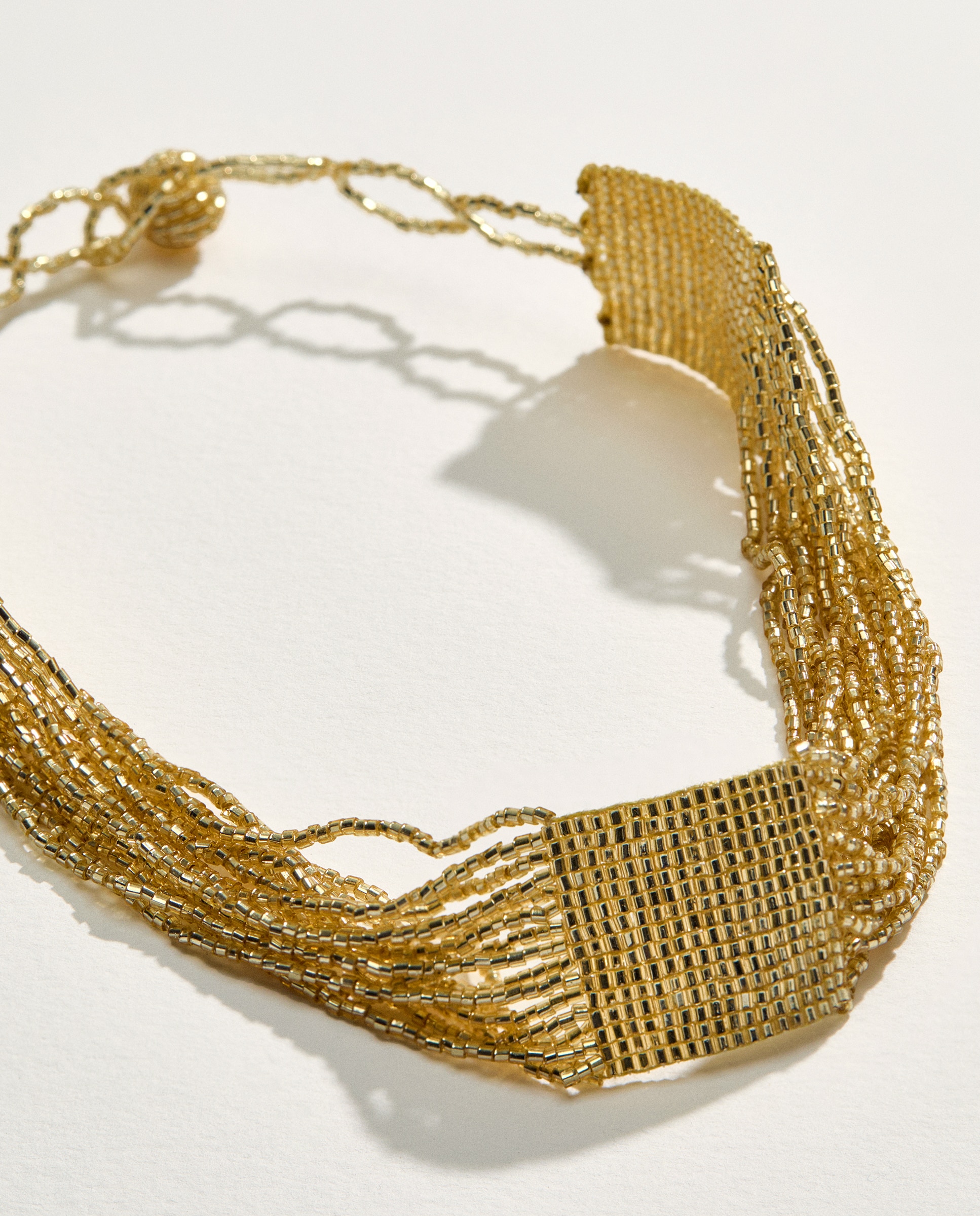 Choker com Missangas 390 Ouro-1