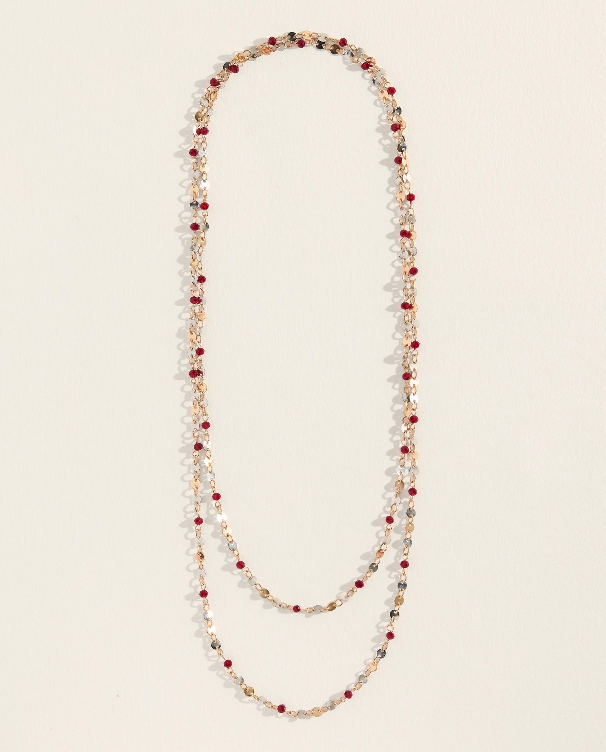 Colar com Missangas 390 Ouro-2