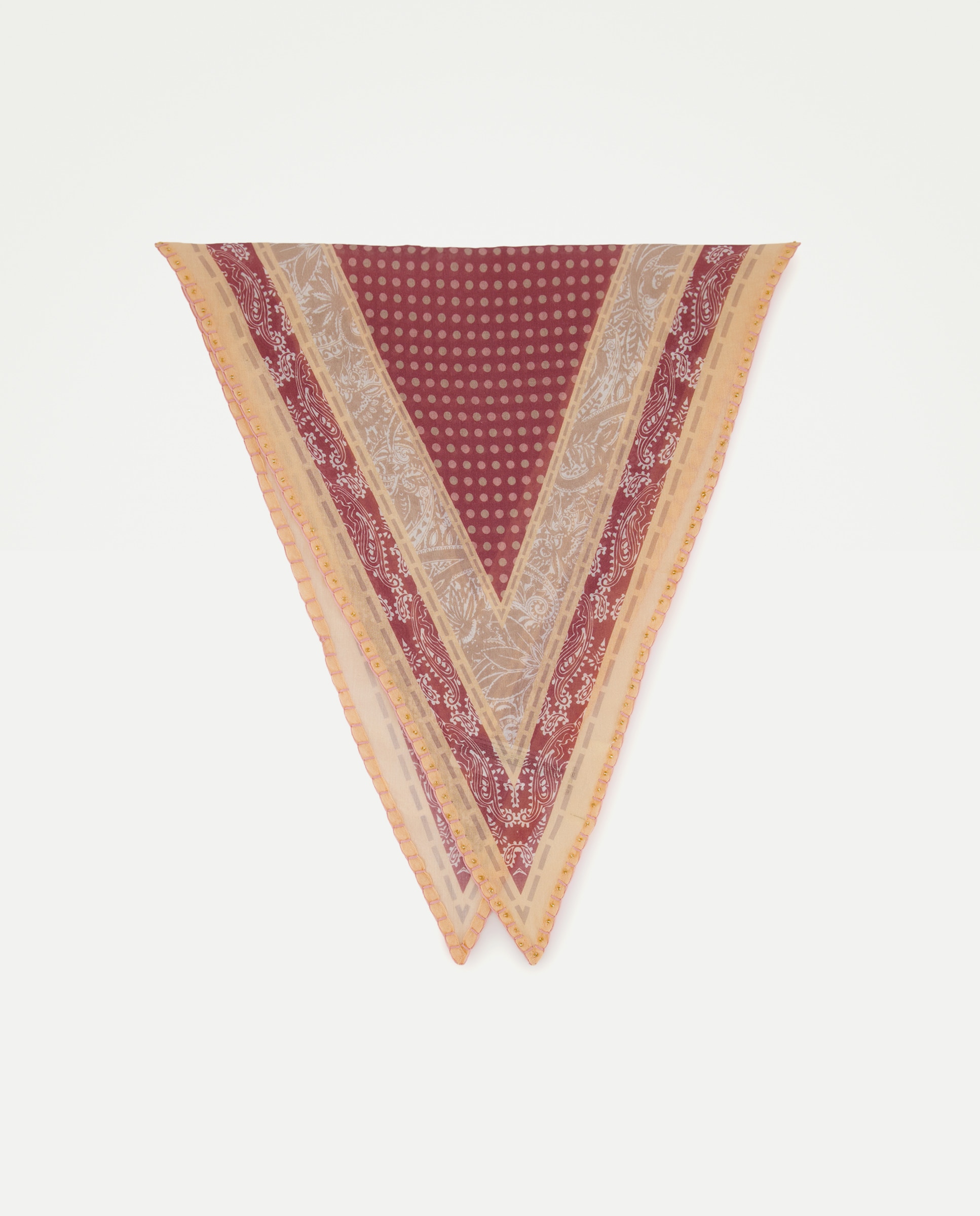 Bandana Bordada 200 Rosa-2