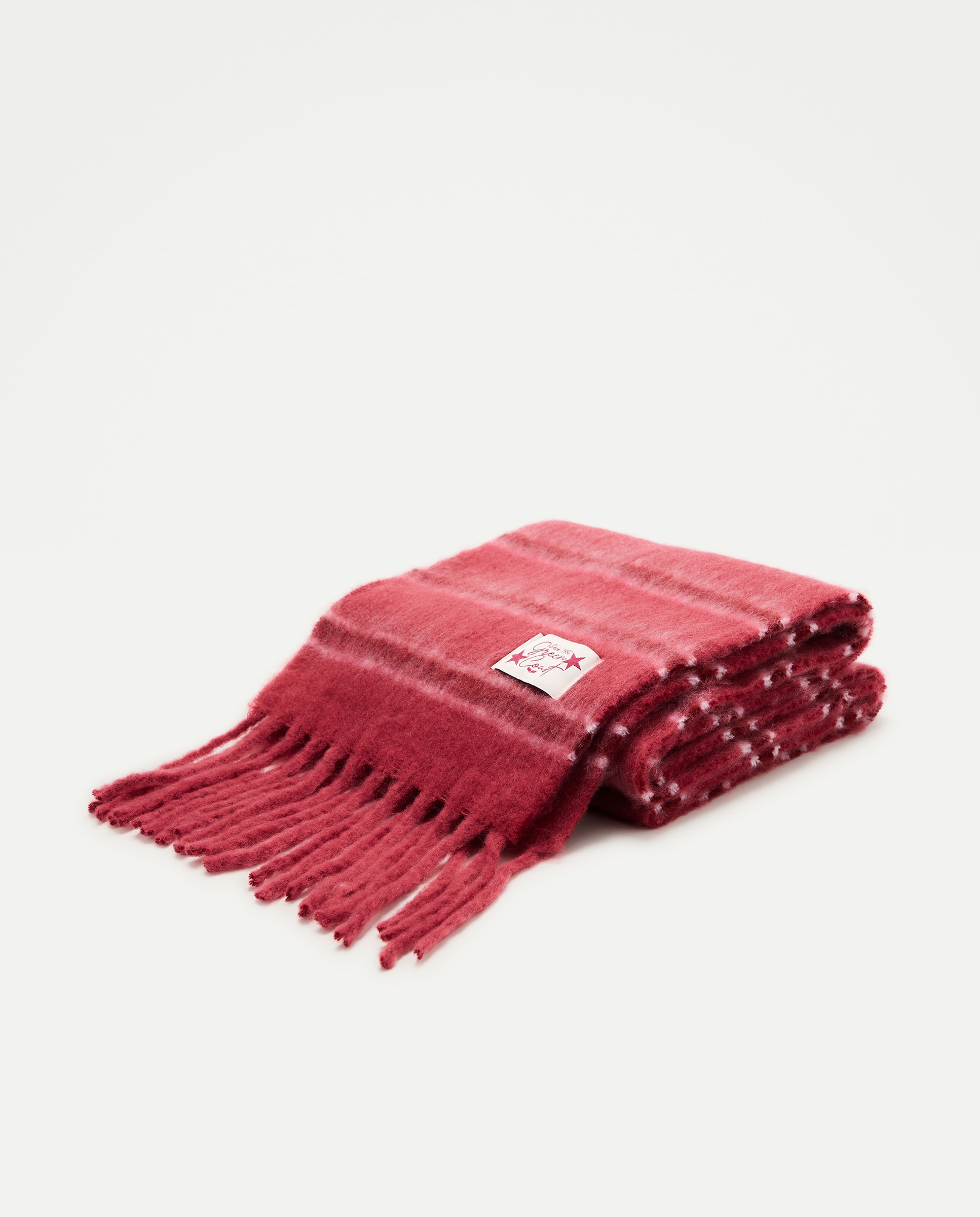 Cachecol às Riscas Rosa-2