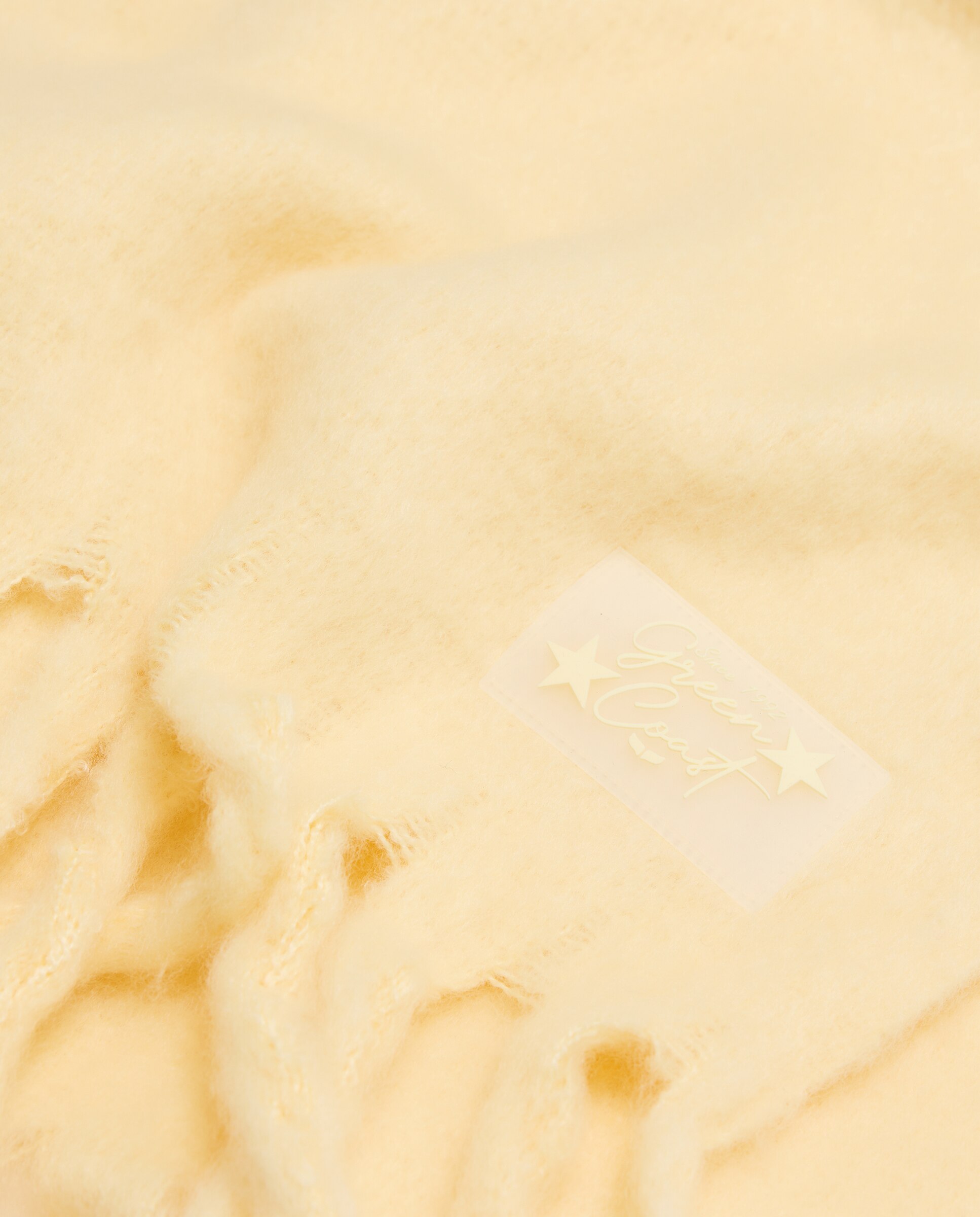 Cachecol Liso 300 Amarelo-3