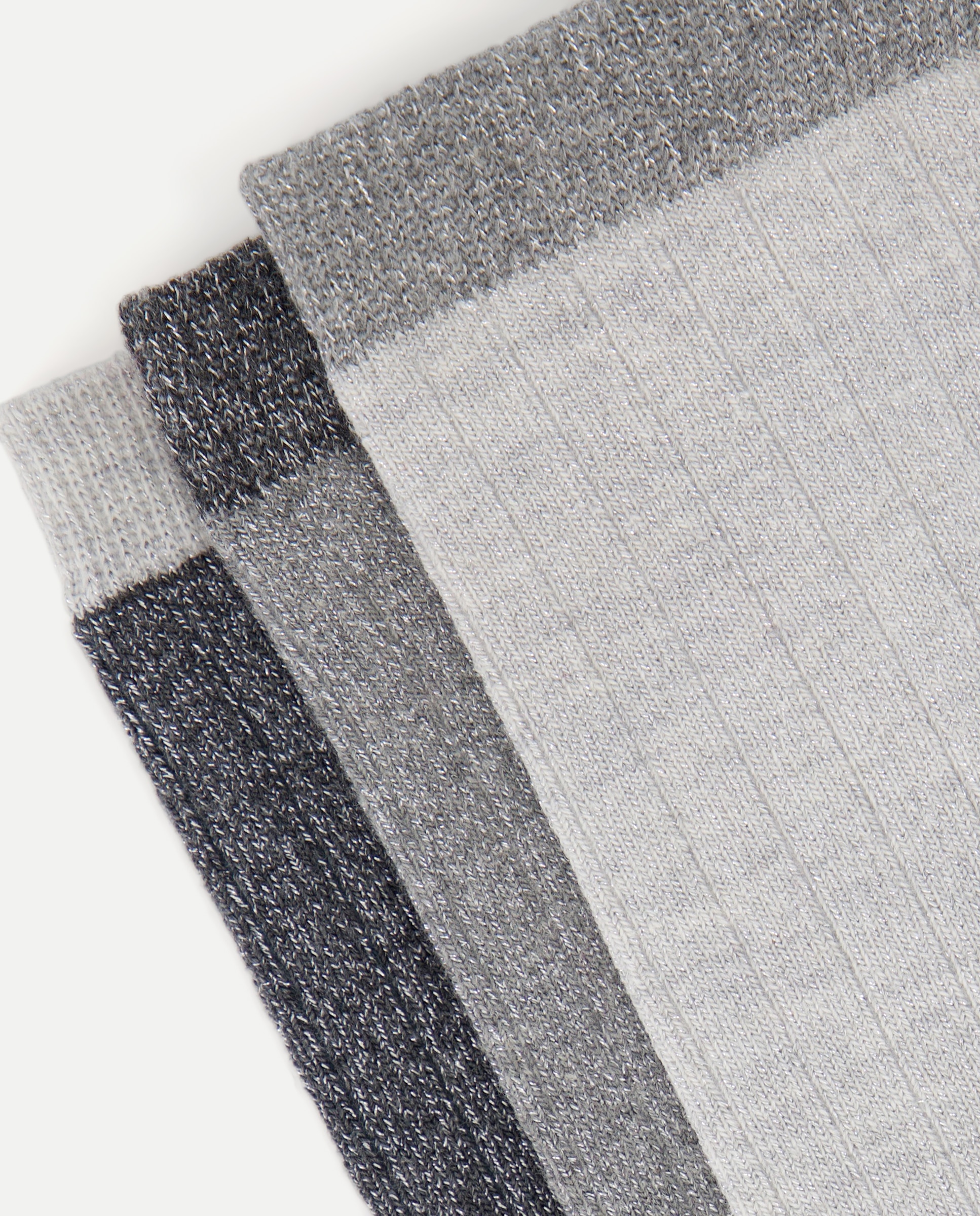 Pack tres pares de calcetines de mujer - Green Coast - 820 Gris medio 820 Gris medio-2