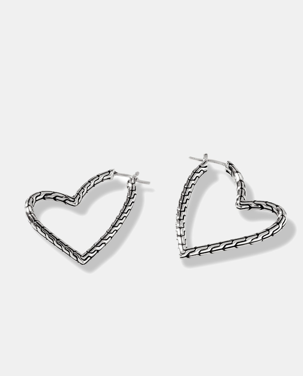 Pendientes de aro Chain Manah de - John Hardy - Plata Plata-1