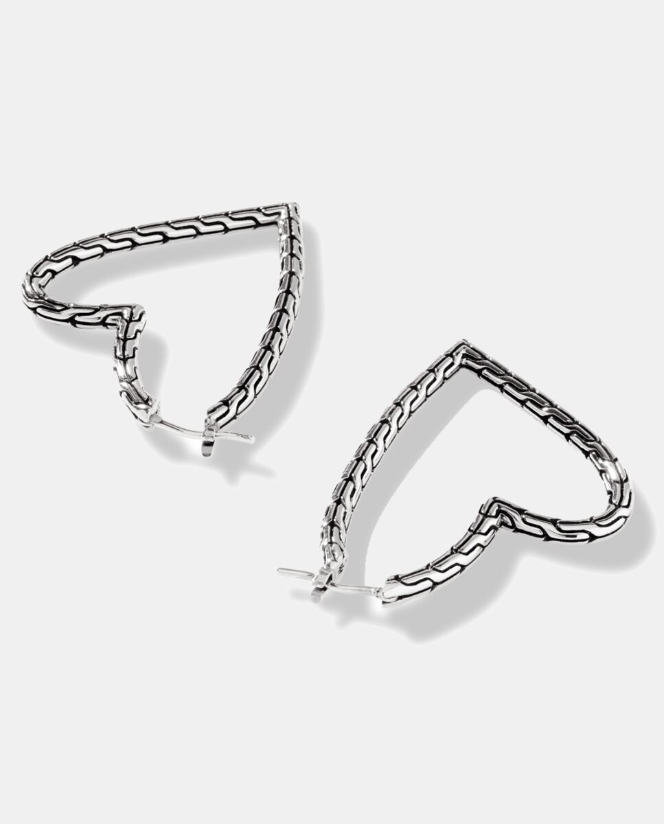 Pendientes de aro Chain Manah de - John Hardy - Plata Plata-2