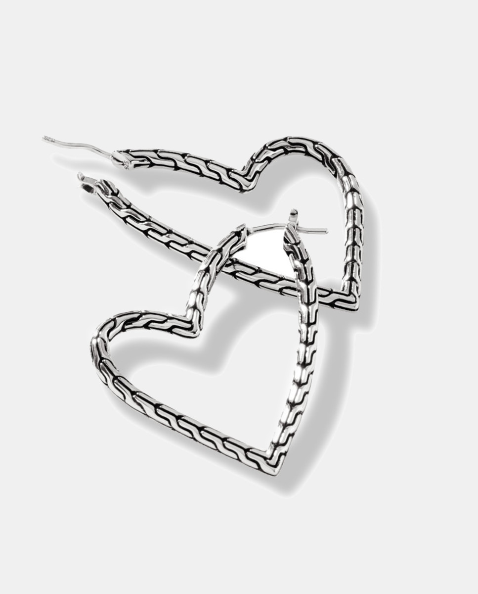 Pendientes de aro Chain Manah de - John Hardy - Plata Plata-4