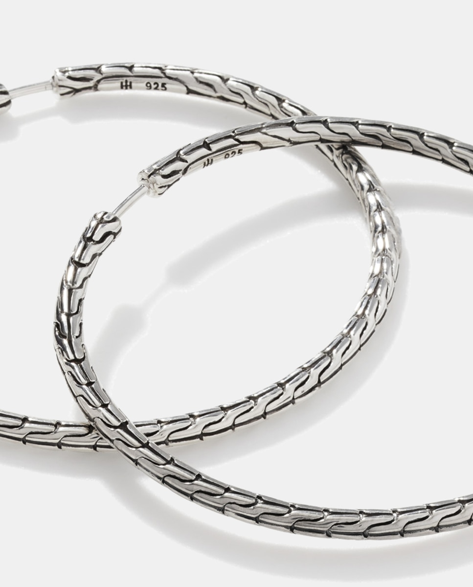 Pendientes de aro Chain de - John Hardy - Plata Plata-6