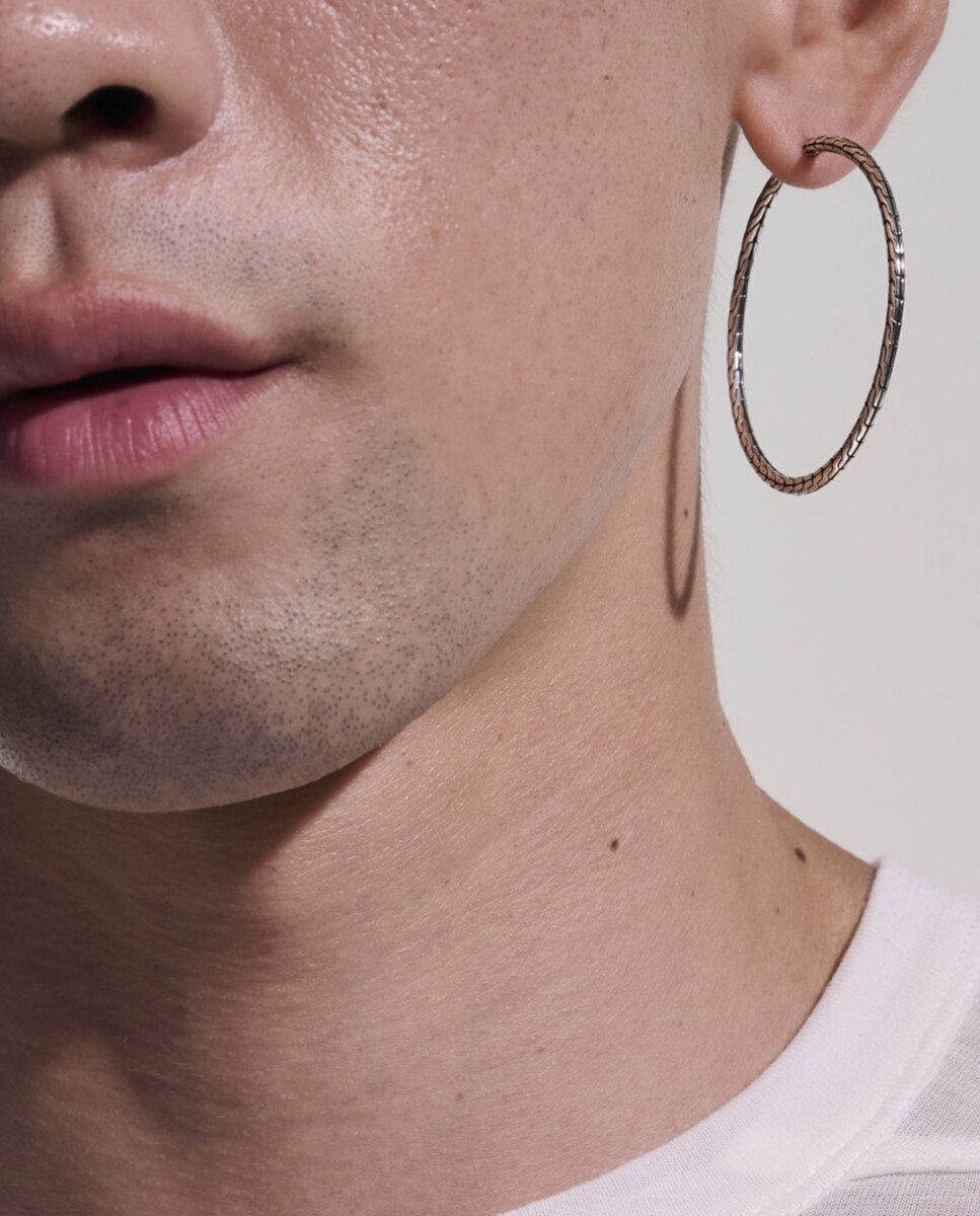Pendientes de aro Chain de - John Hardy - Plata Plata-7