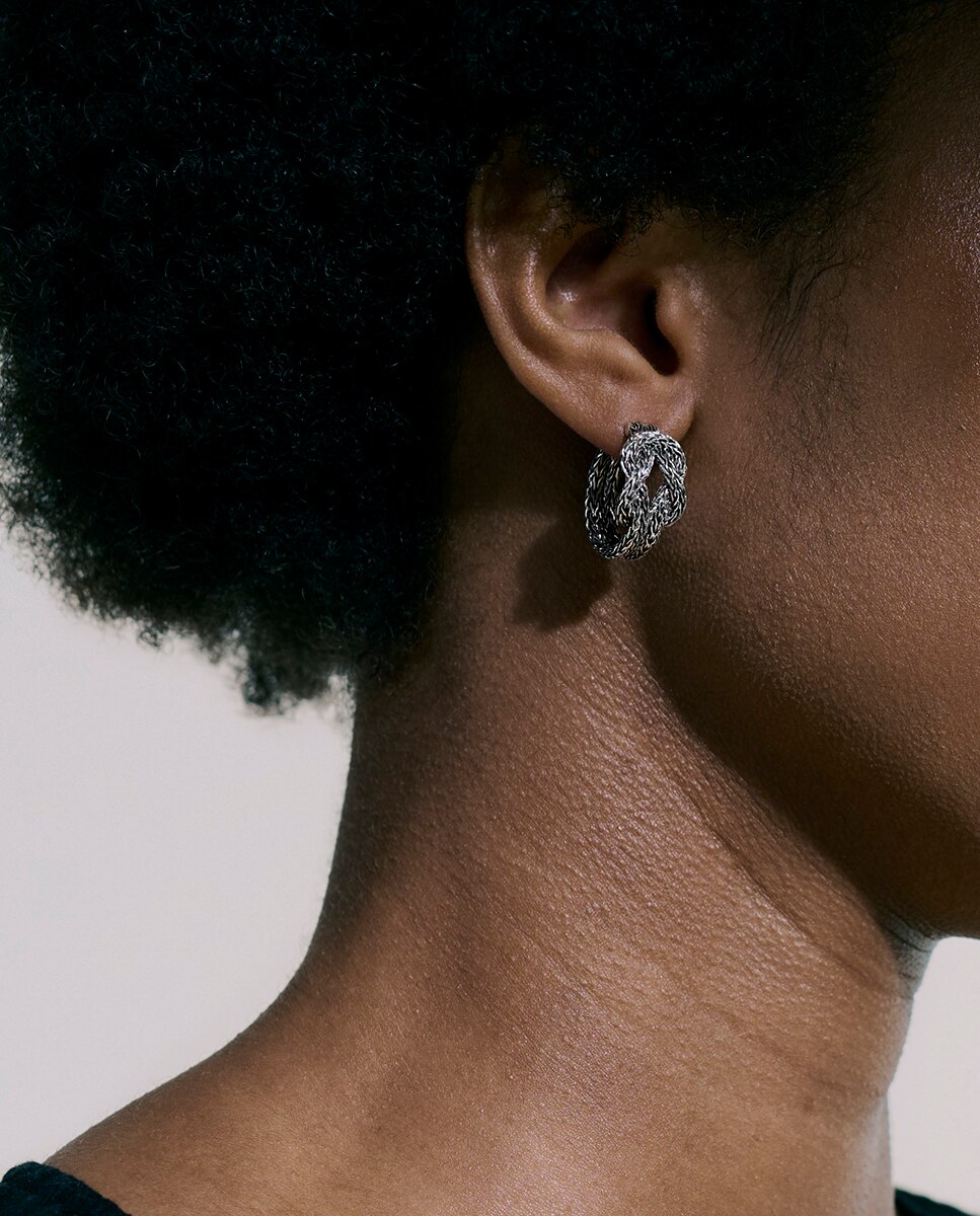 Pendientes de aro Love Knot de - John Hardy - Plata Plata-4