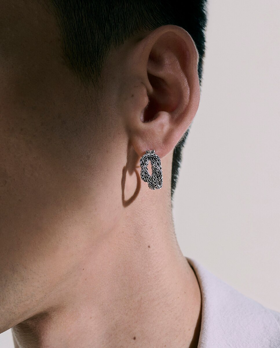 Pendientes de aro Love Knot de - John Hardy - Plata Plata-5