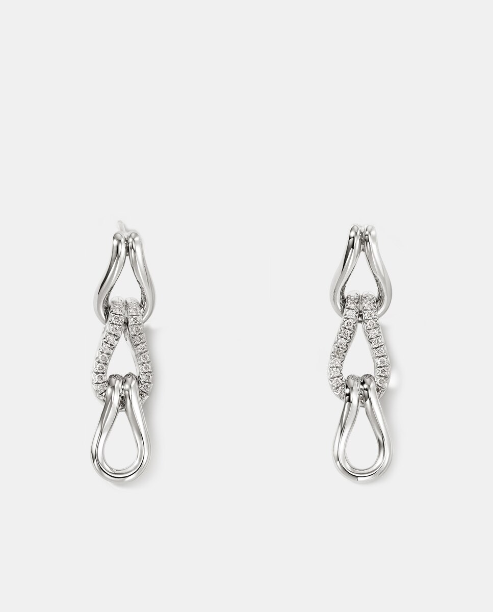 Imagen 0 de Pendientes Surf de plata y diamantes Plata