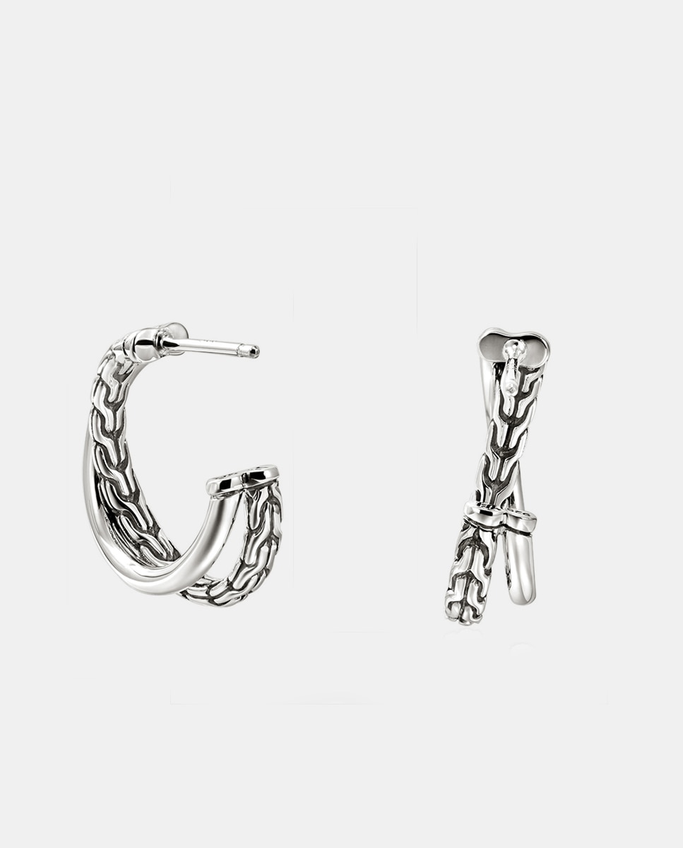 Imagen 2 de Pendientes de aro JH Essentials de - John Hardy - Plata Plata