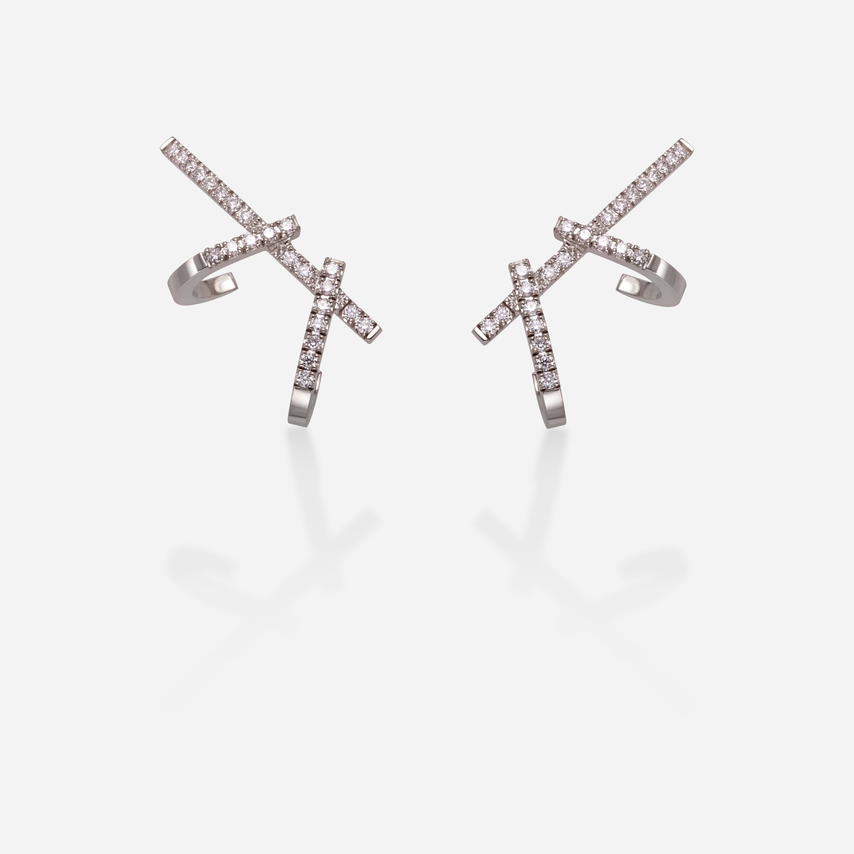 Imagen 0 de Pendientes Marrakech de oro y diamantes Blanco