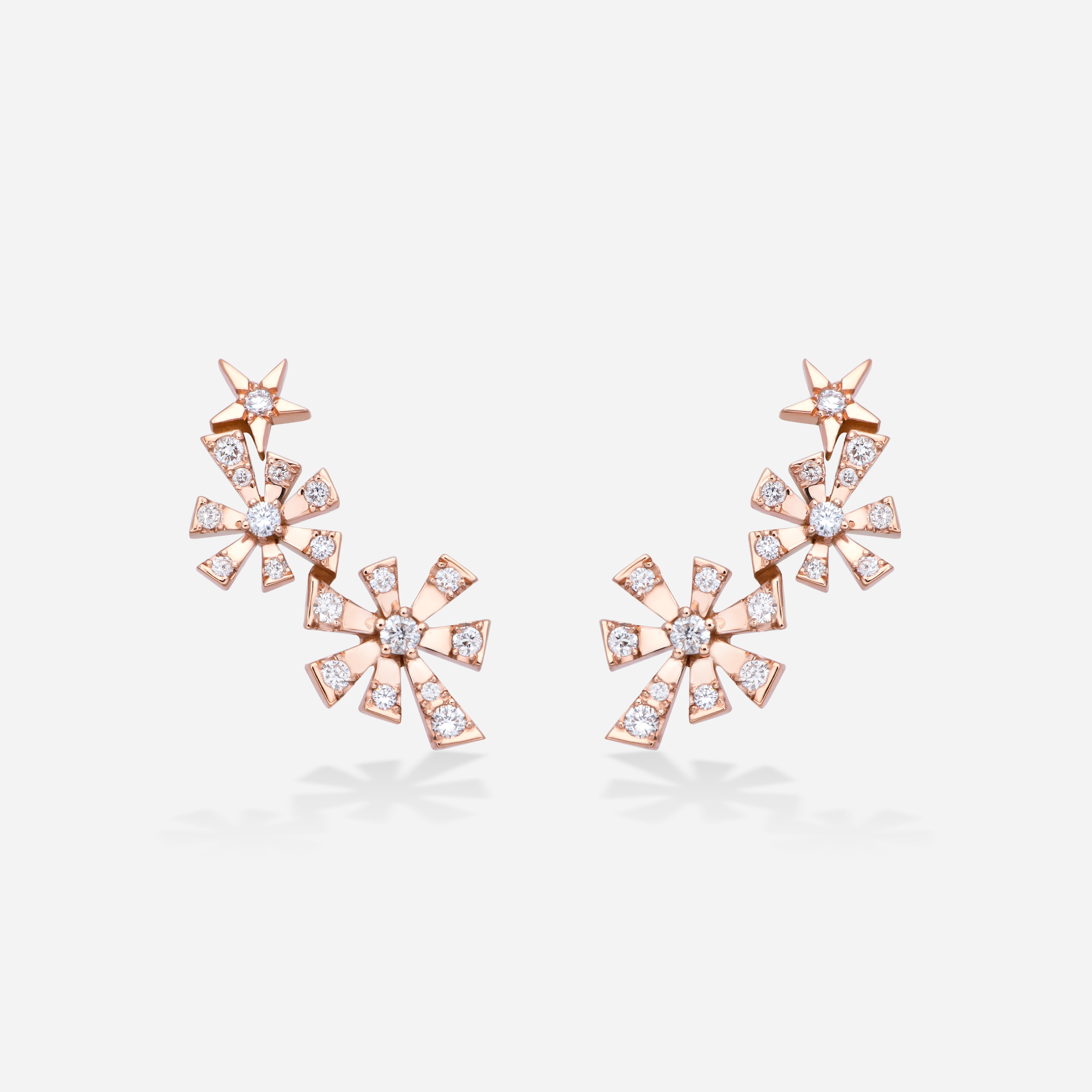 Imagen 0 de Pendientes Luzia de oro y diamantes Blanco