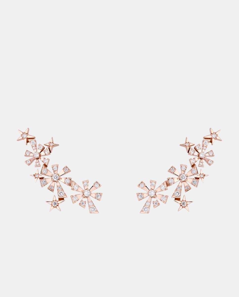 Imagen 1 de Pendientes Luzia de oro y diamantes Blanco