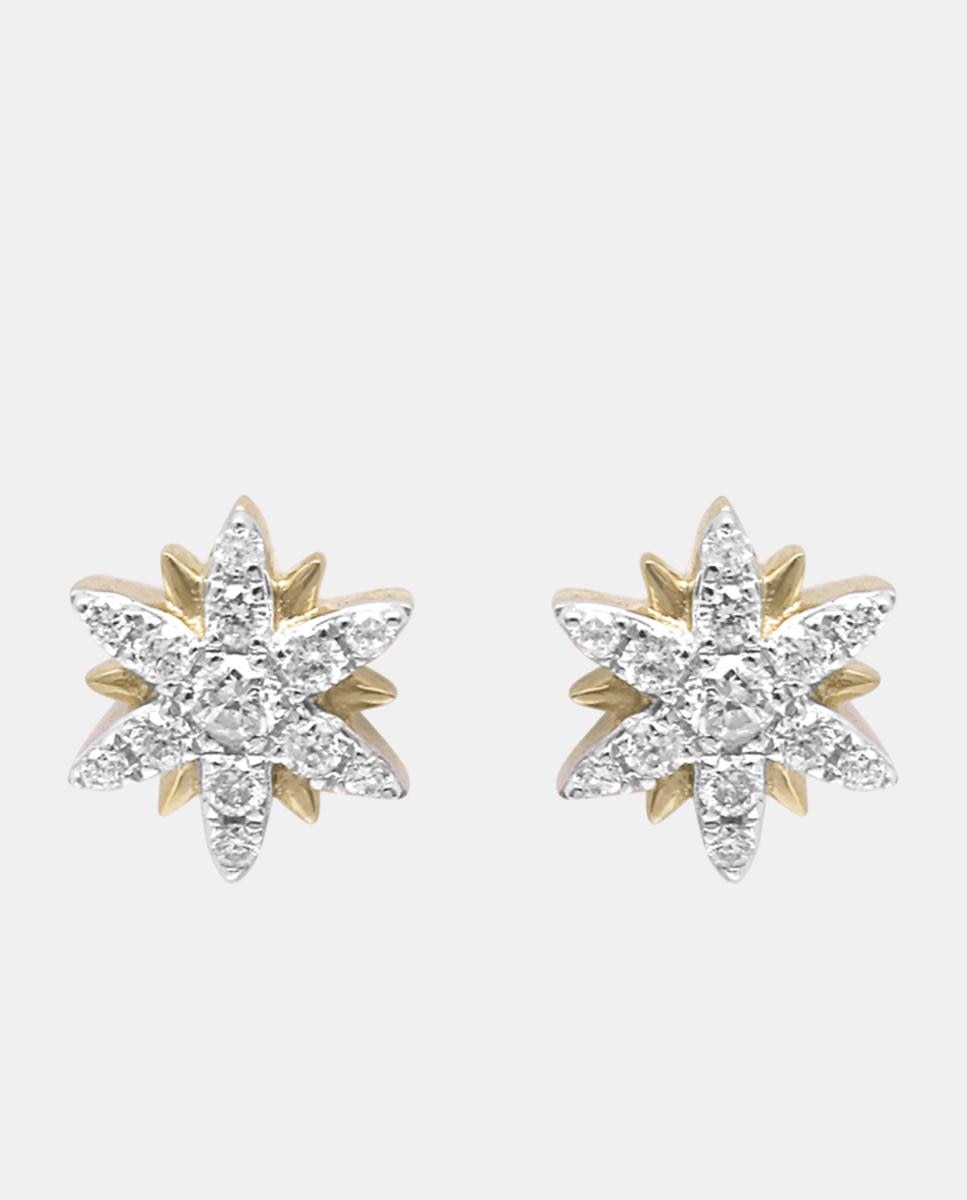 Imagen 0 de Pendientes Magic Touch de oro y diamante Blanco