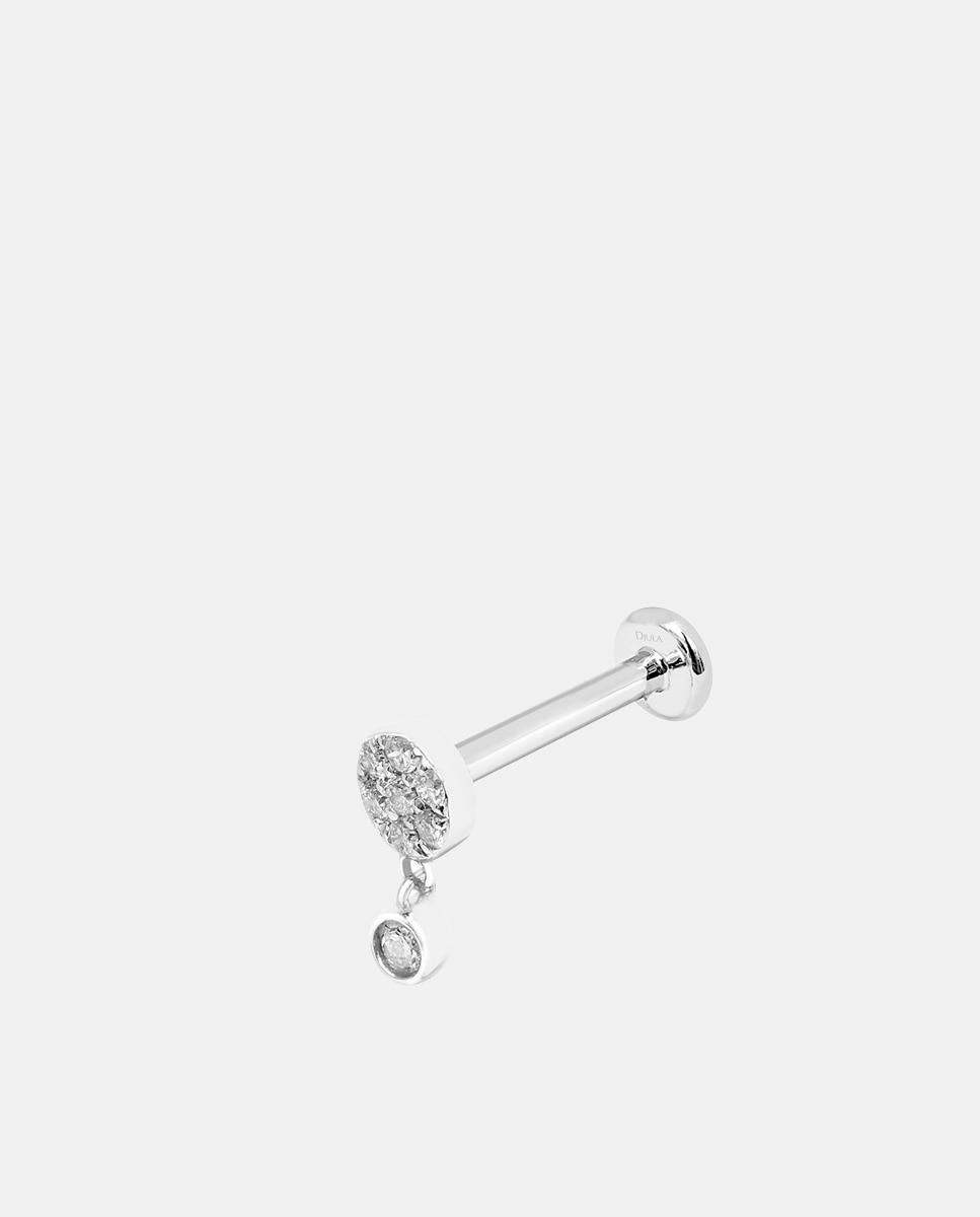 Piercing Magic Círculo Touch de oro y diamante - Djula - Blanco Blanco-1